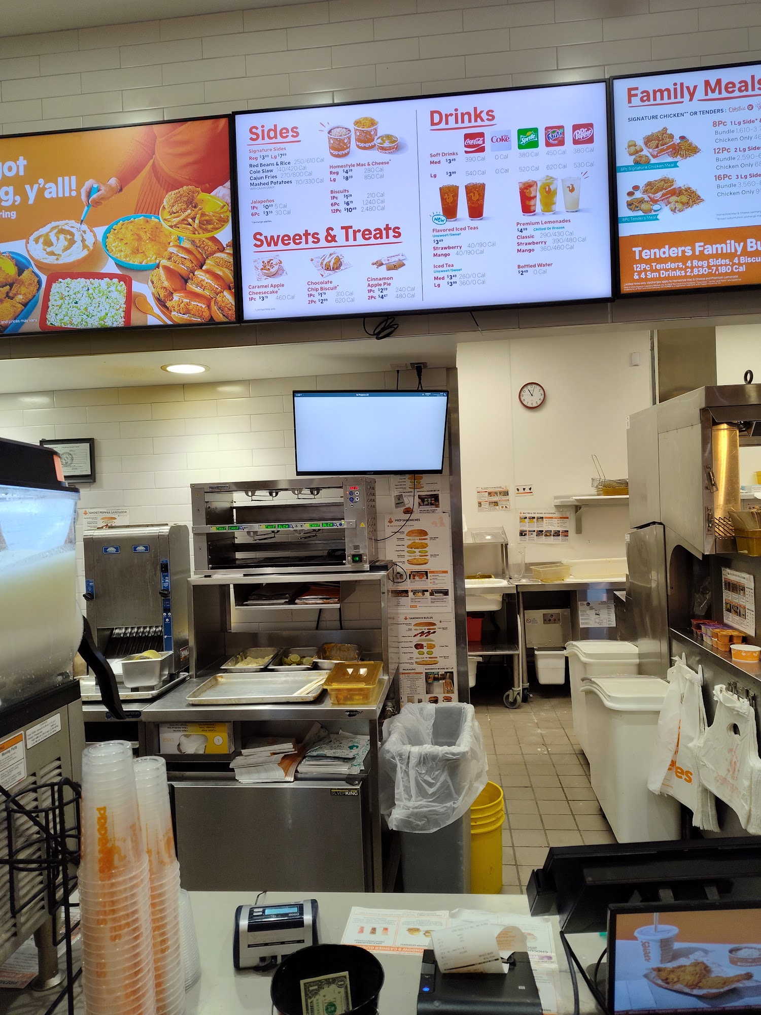 Popeyes Kenwood Menu