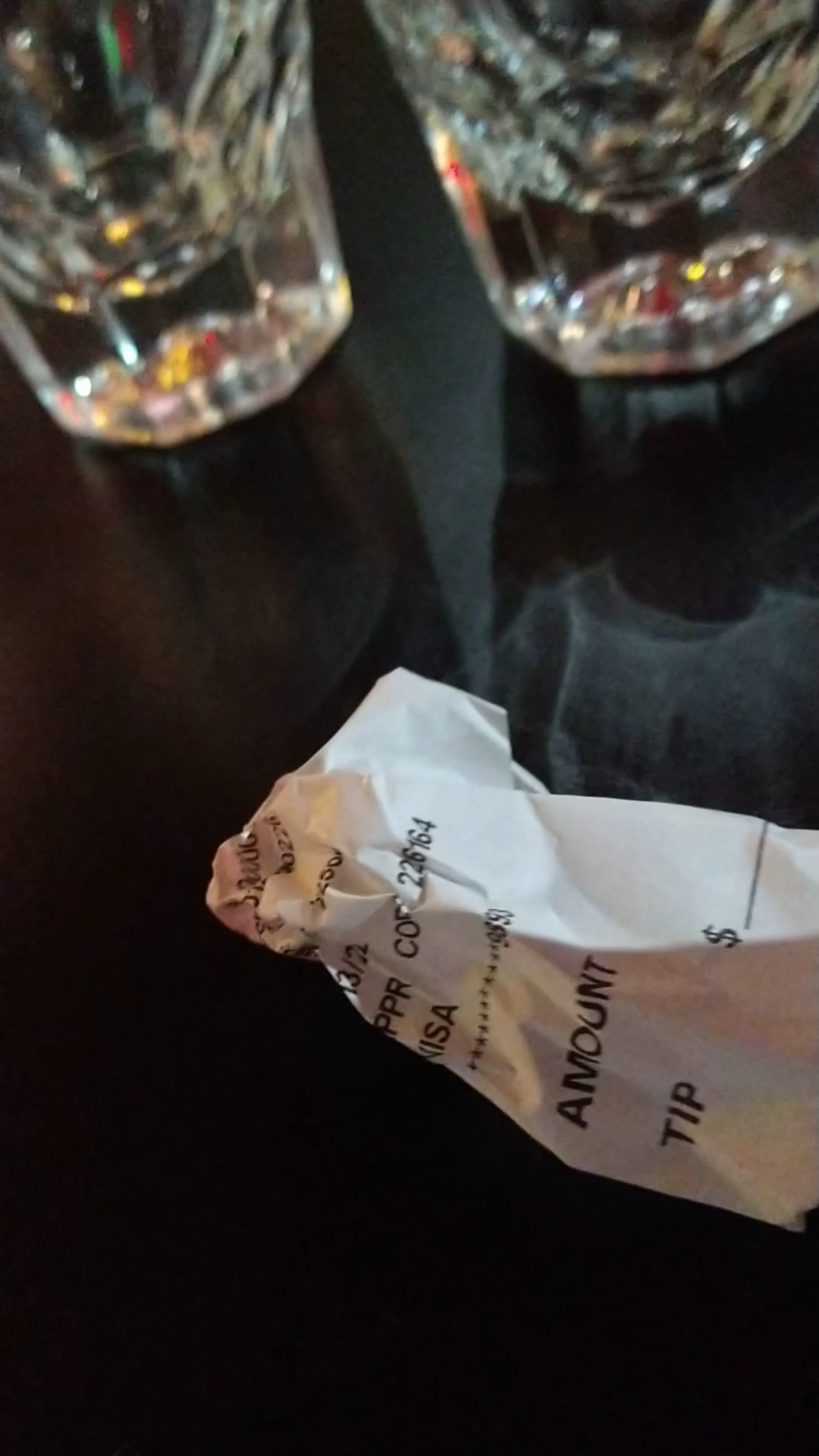 Tina's Nite Club Menu