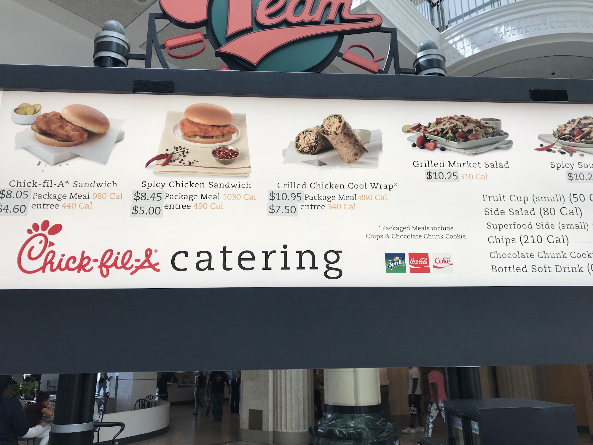 Chick-fil-A Mobile Kiosk Menu