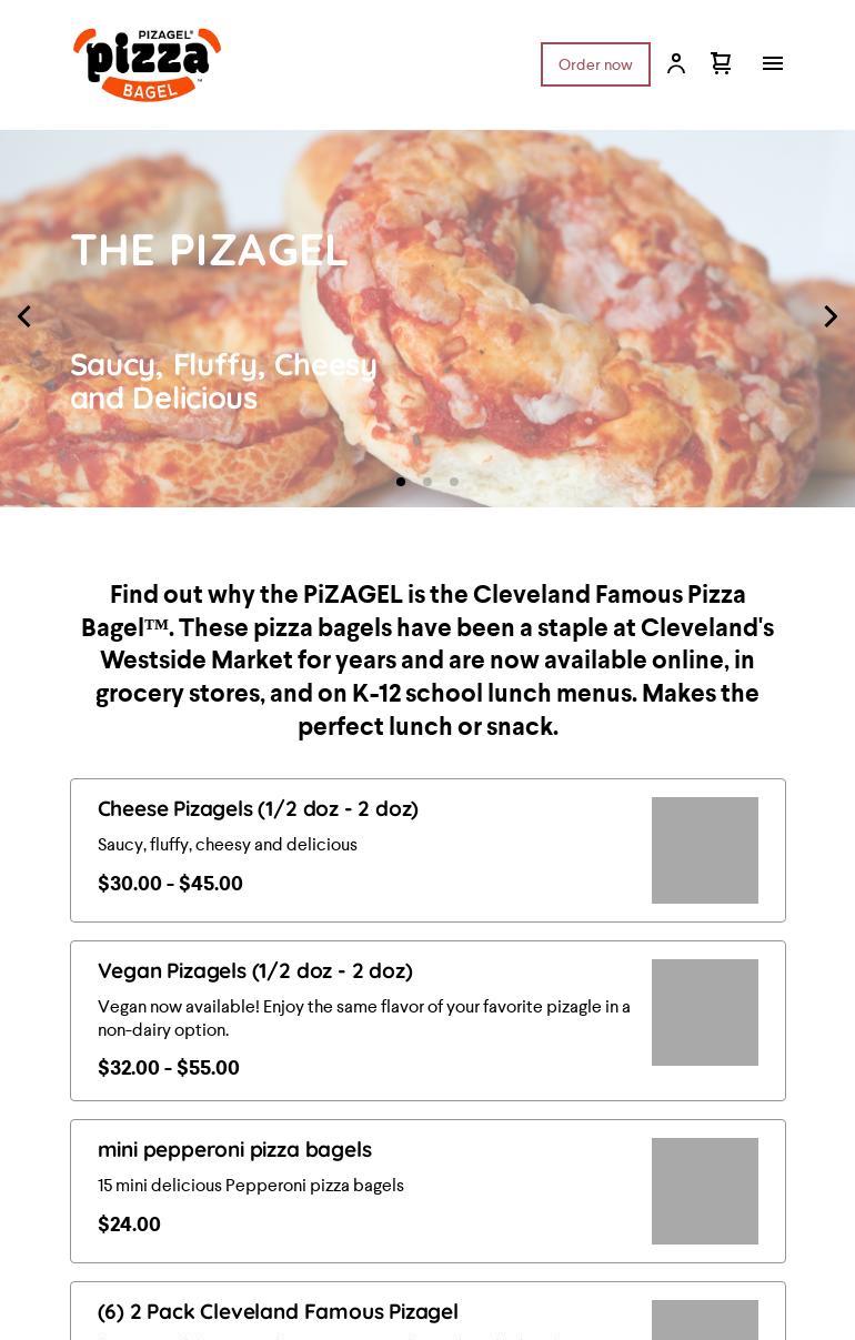 The pizza bagel lady Menu