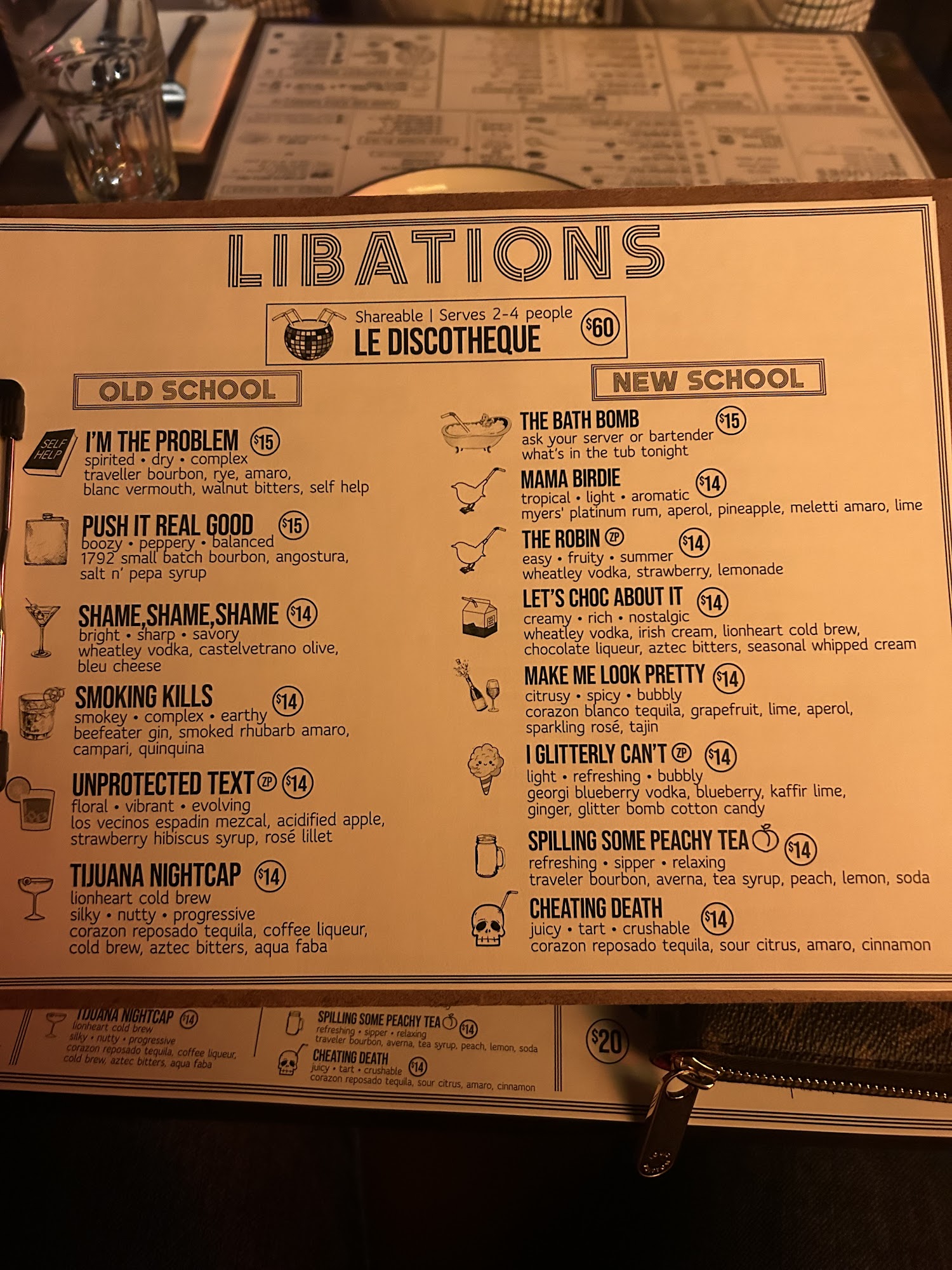 STEAK Cleveland Menu