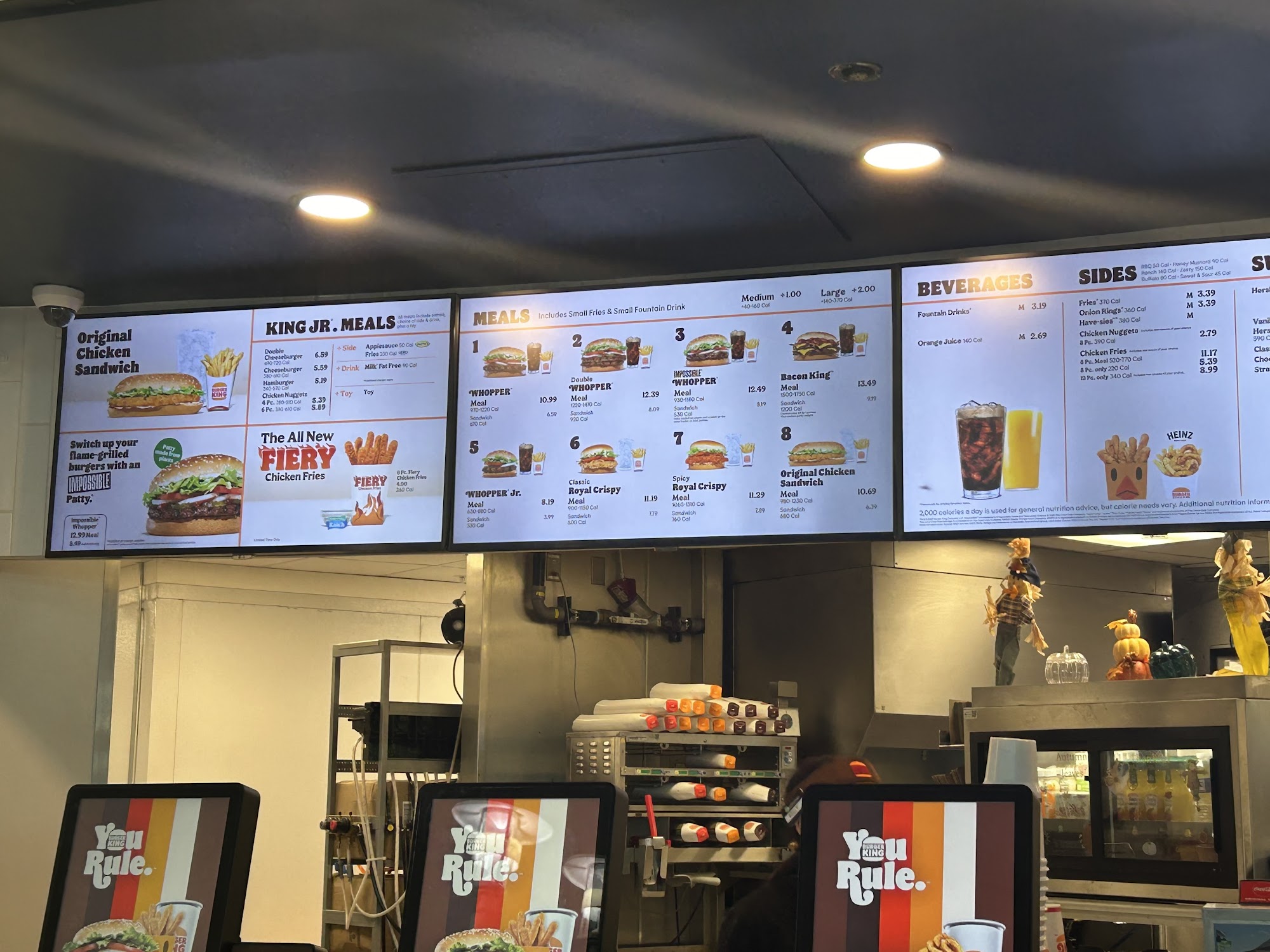 Burger King Menu