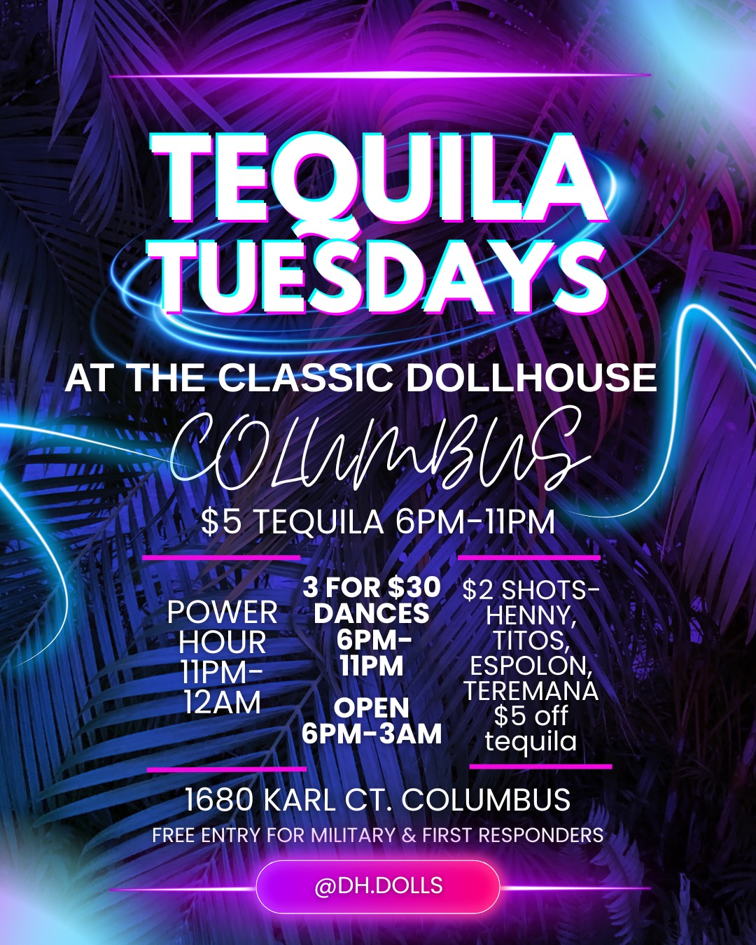 CLASSIC Doll House Menu