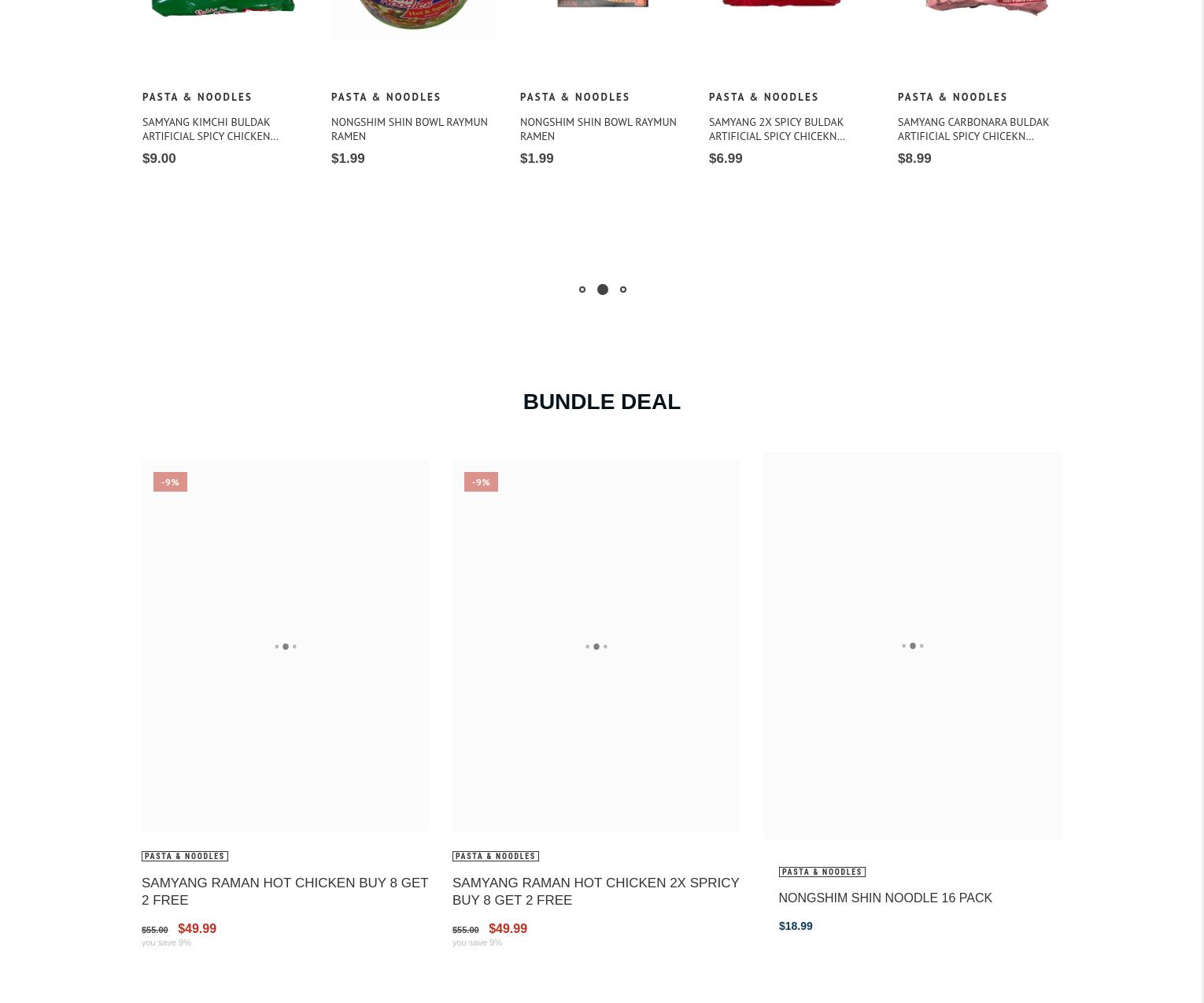 Sunrise International Market Menu