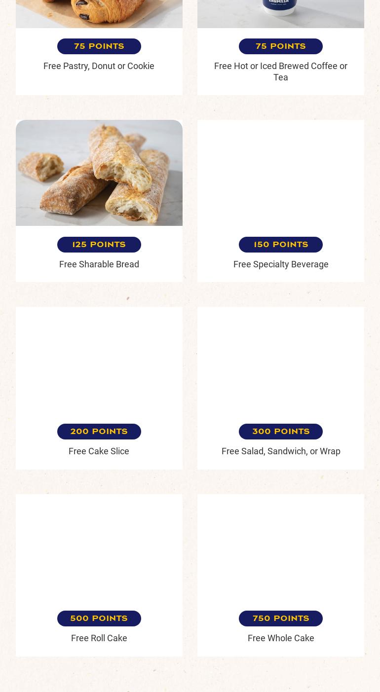 Paris Baguette Menu