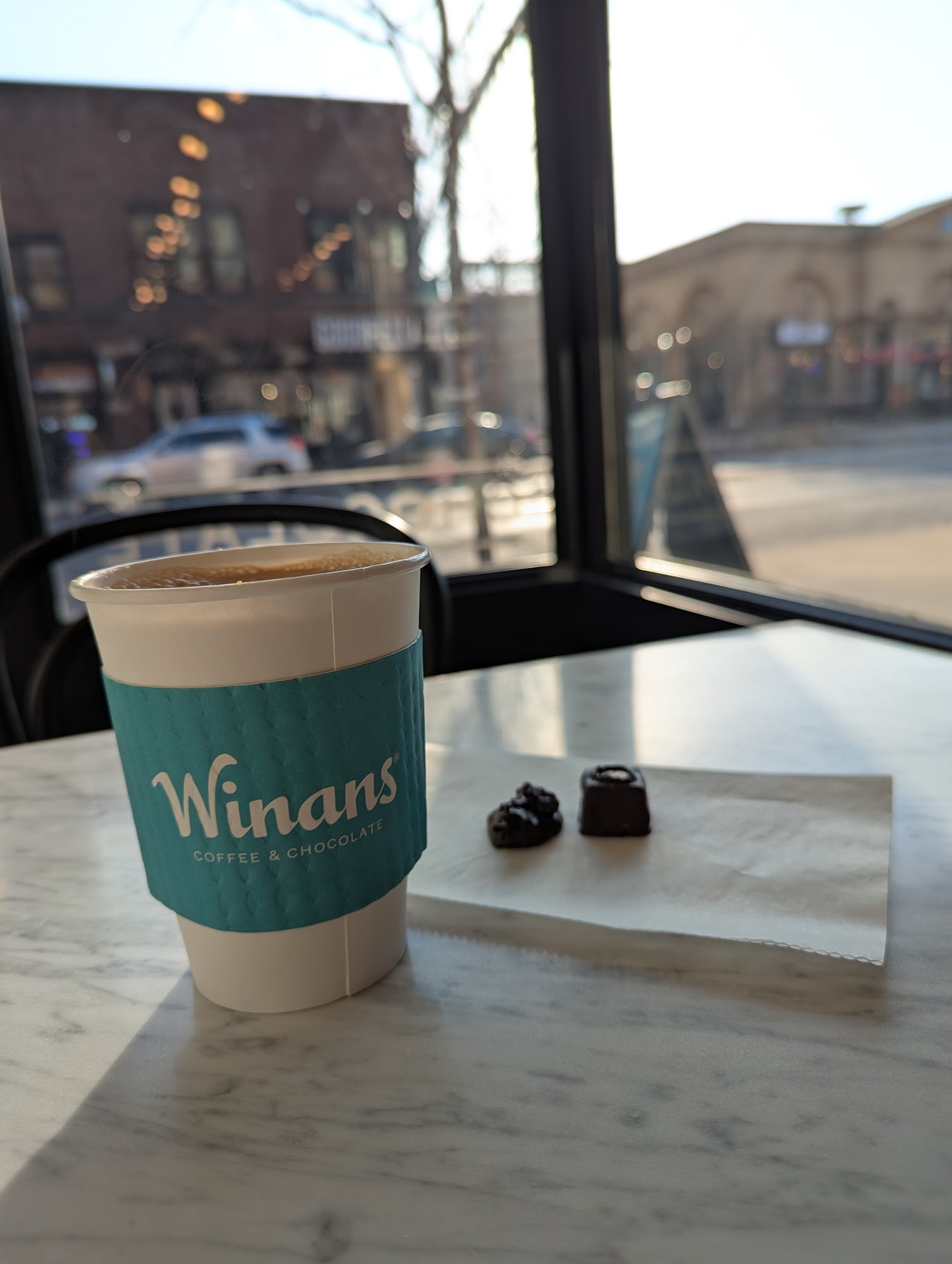 Winans Coffee & Chocolate Menu