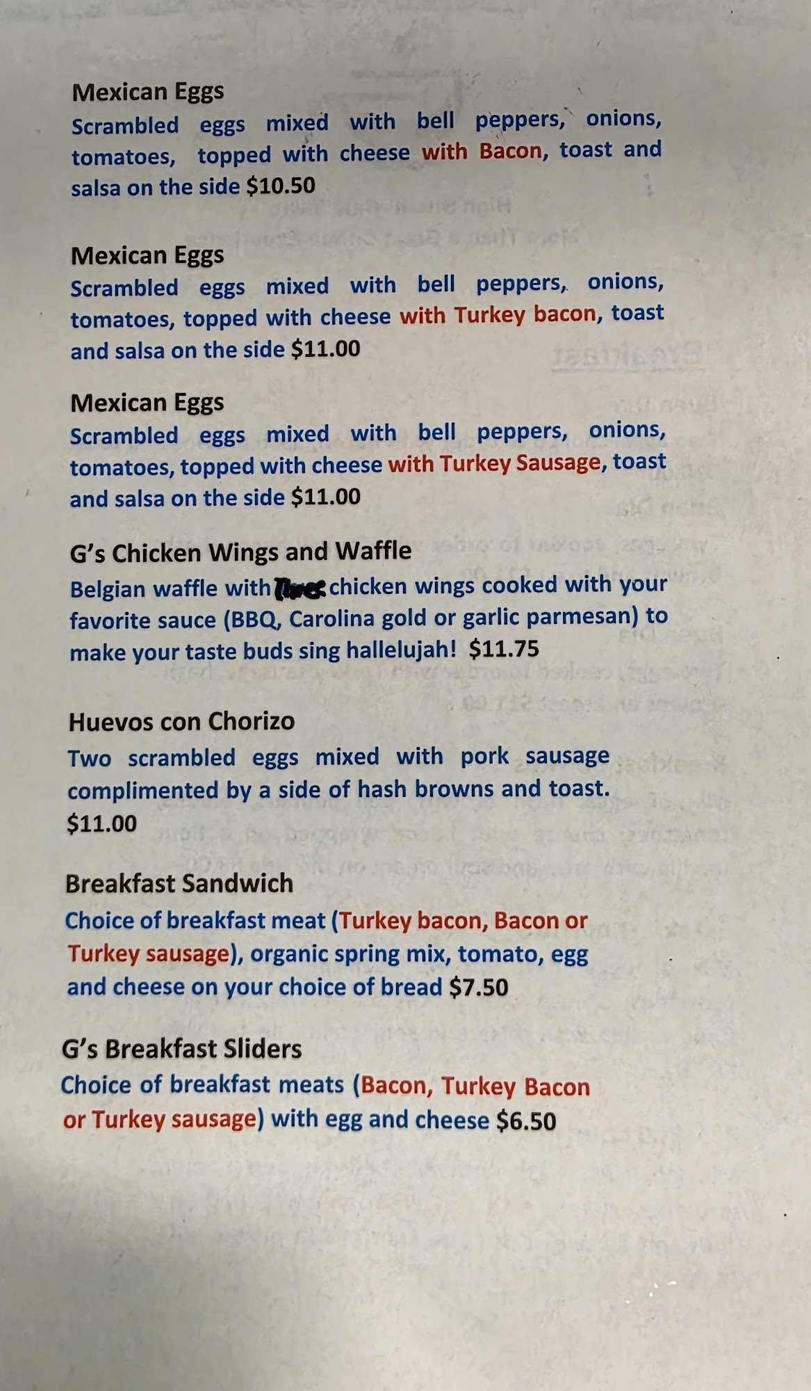 G's High Street Café