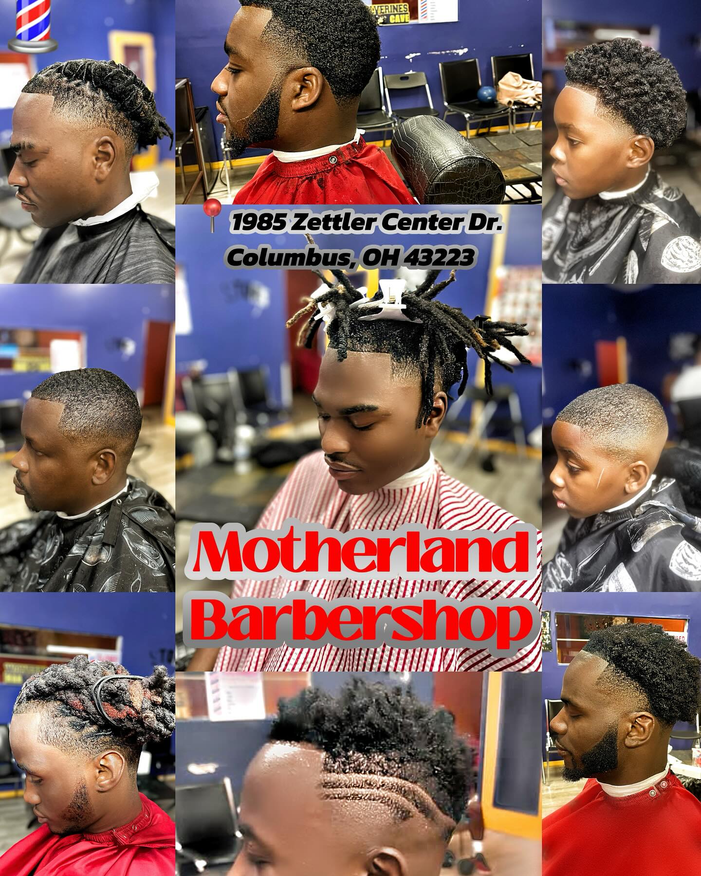 MOTHERLAND BARBERSHOP 1985 Zettler Center Dr, Columbus Ohio 43223