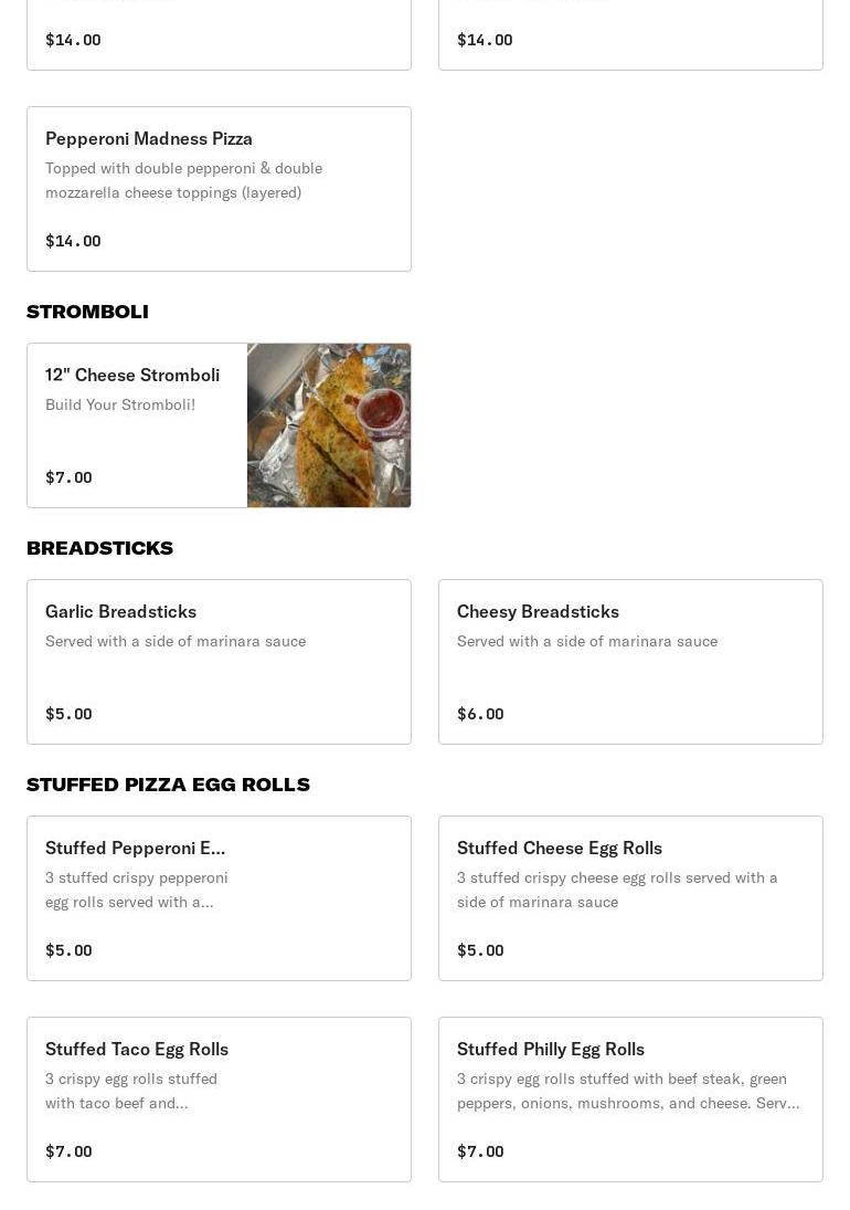 OH-IO Pizza Menu