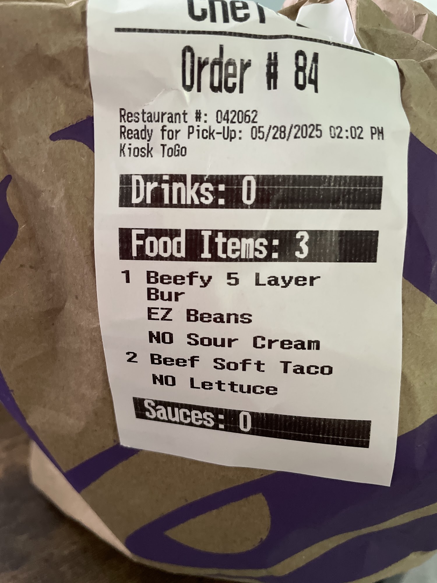 Taco Bell Menu
