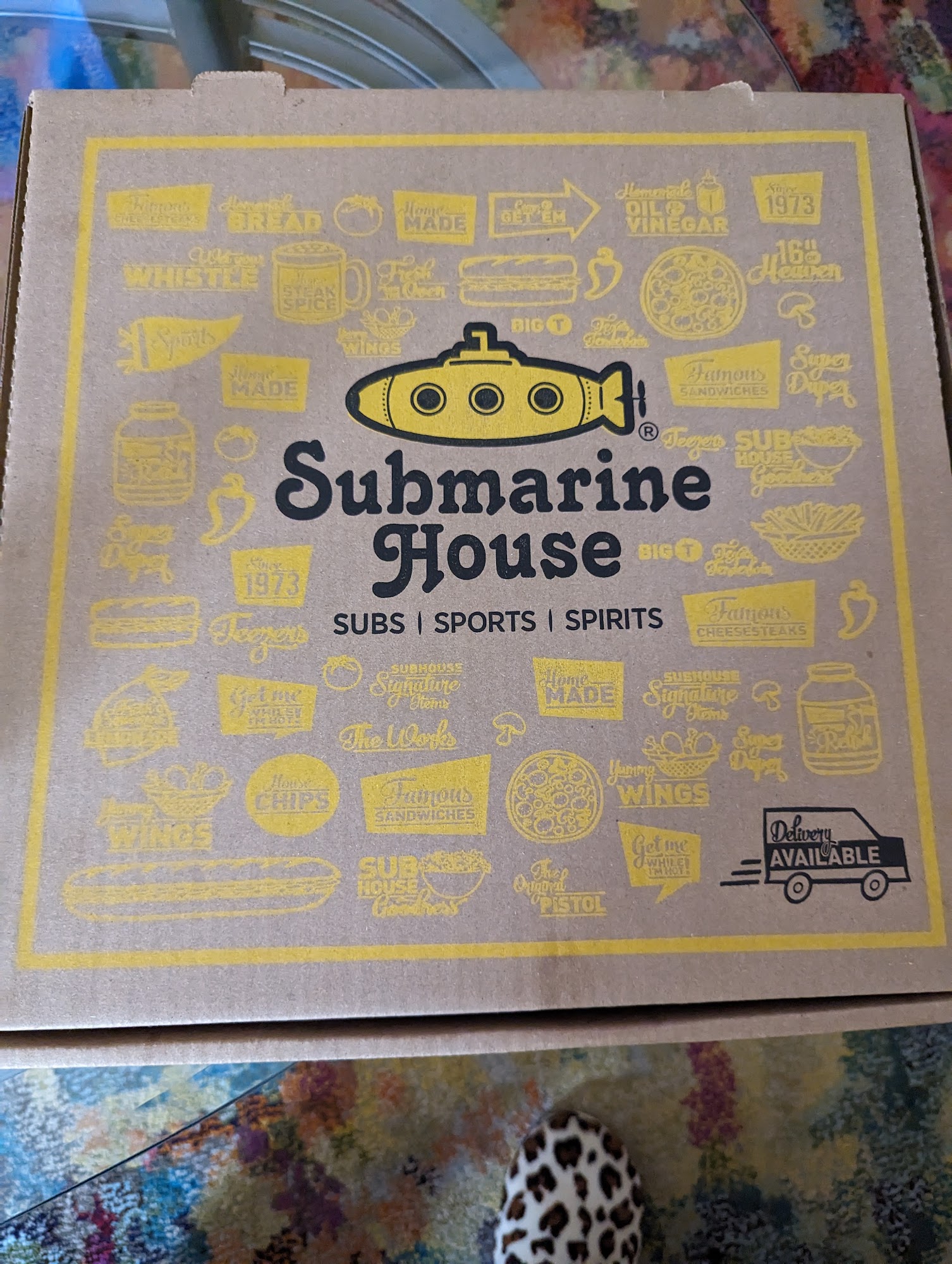Submarine House Menu