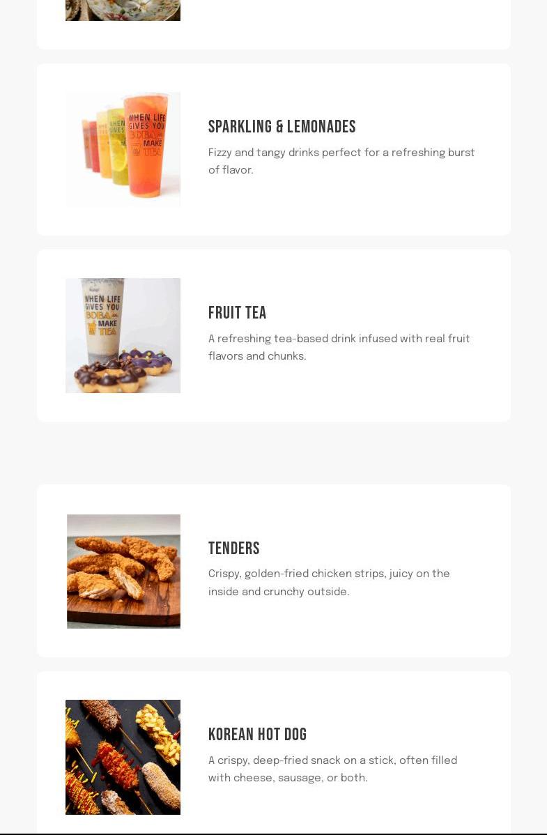 Let's Mochi Donuts Menu