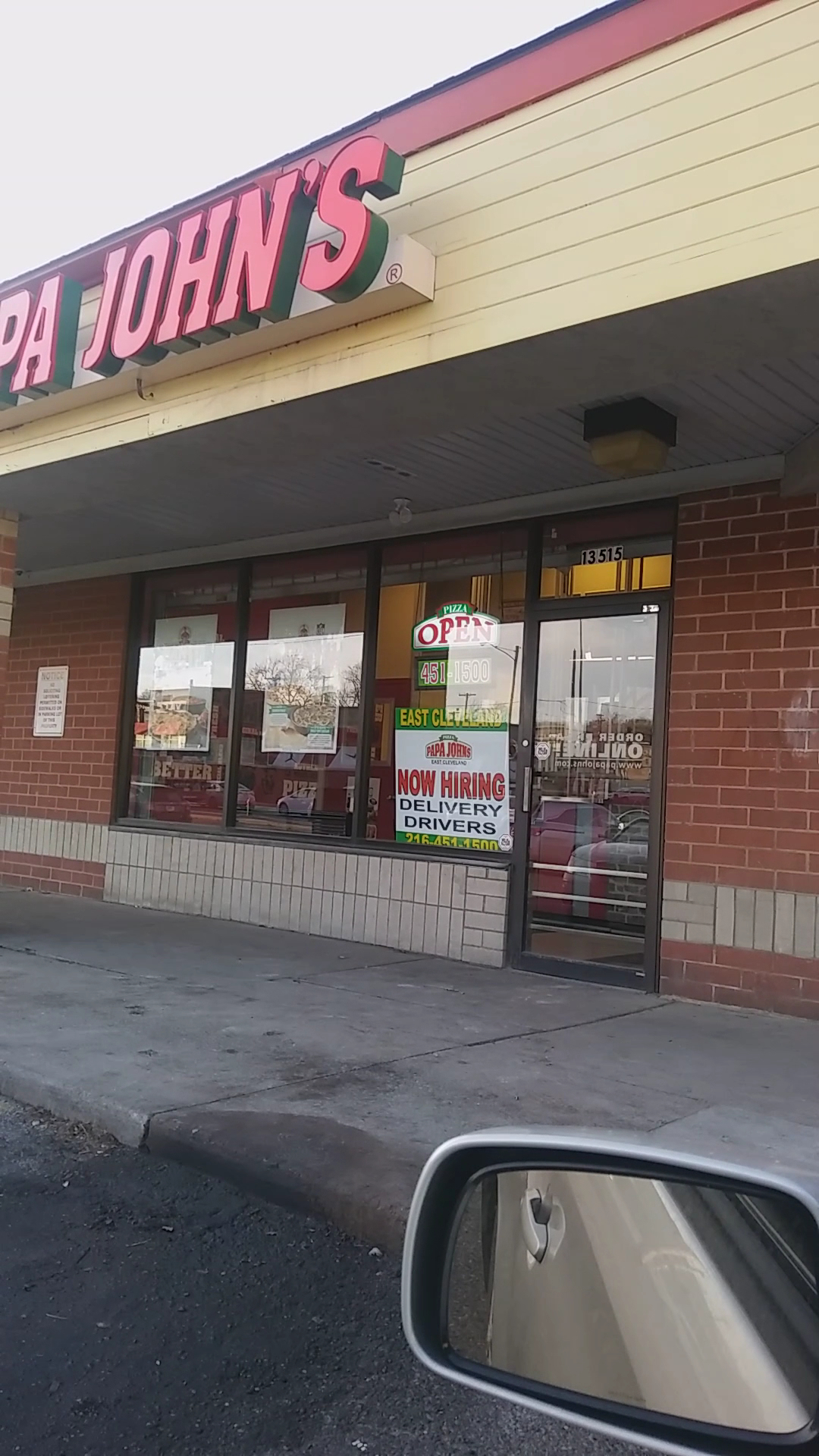 Papa Johns Pizza Menu