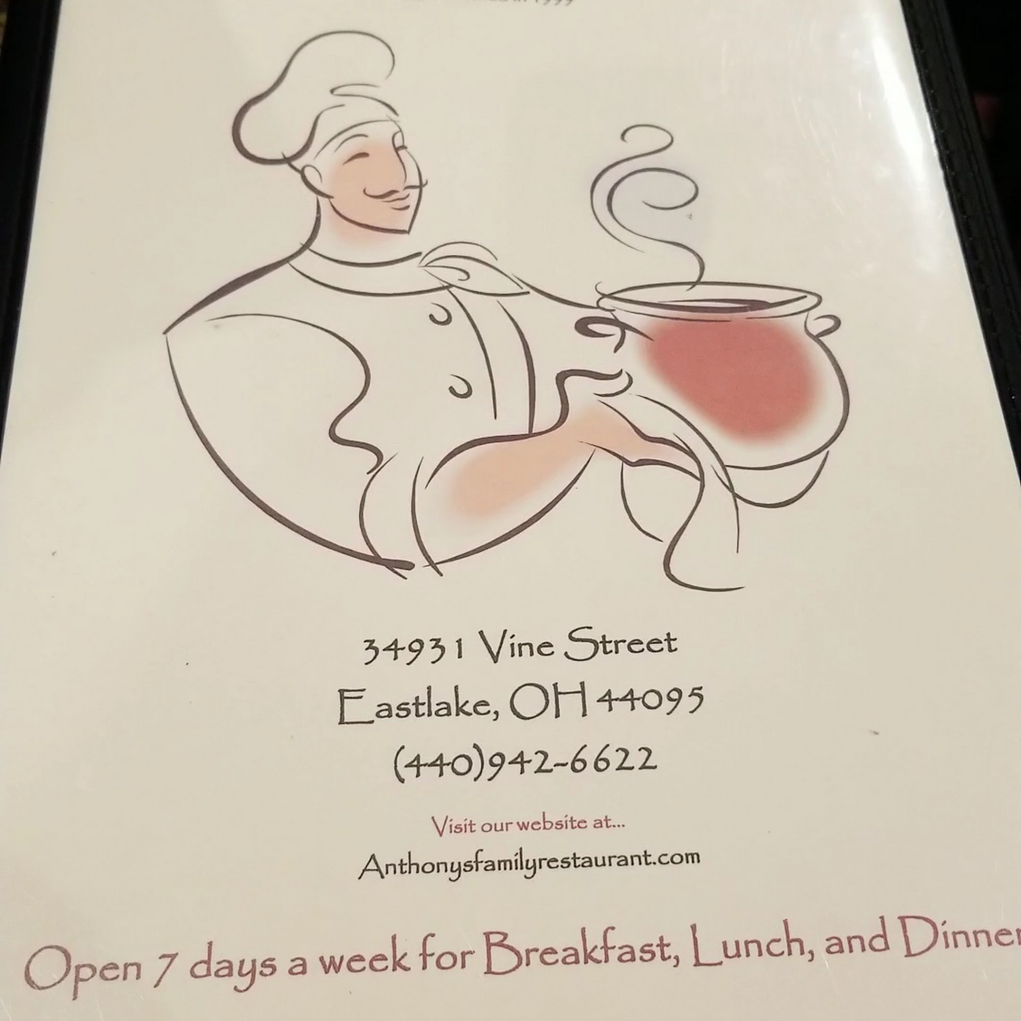 Anthony's Family Restaurant Eastlake