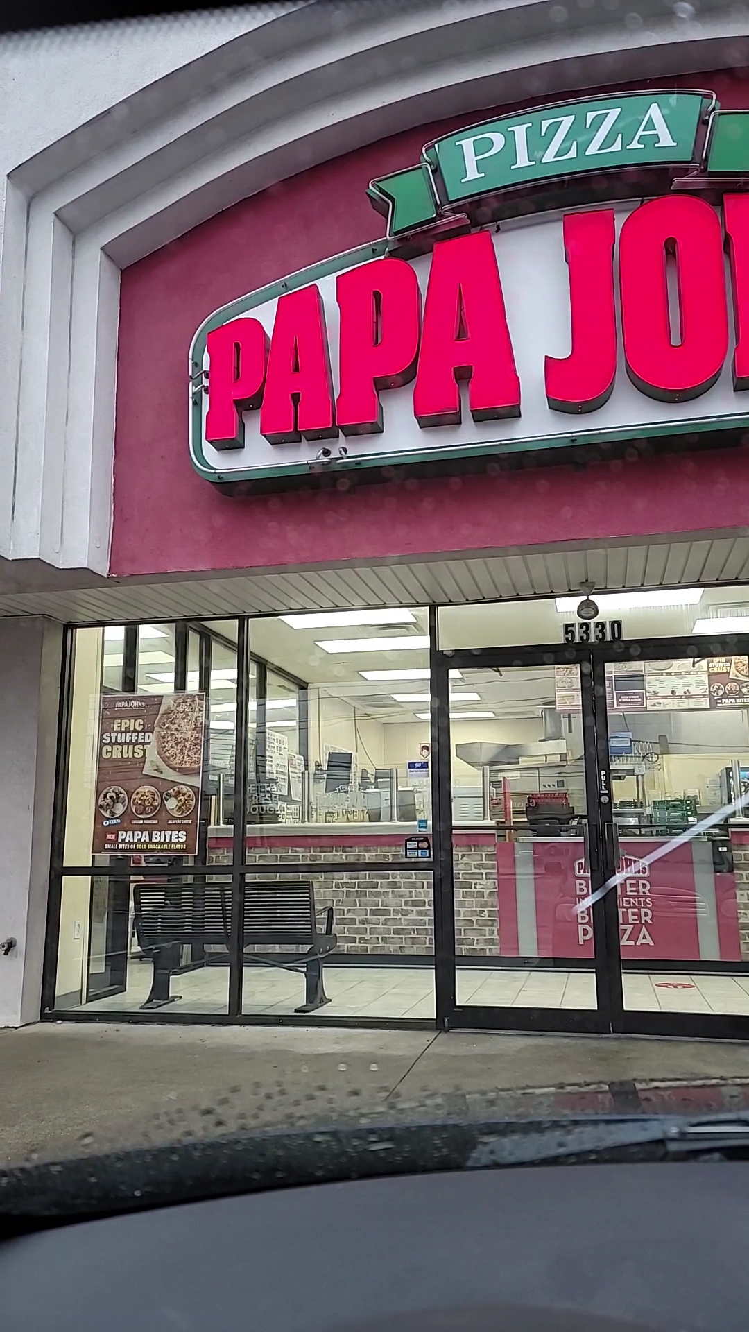 Papa Johns Pizza Menu