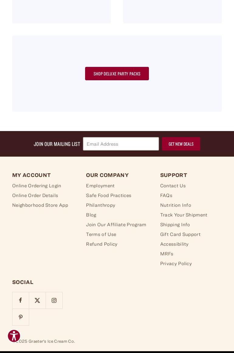 Graeter's Ice Cream Menu