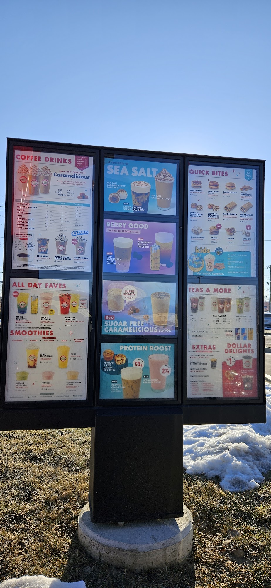 Scooter's Coffee Menu