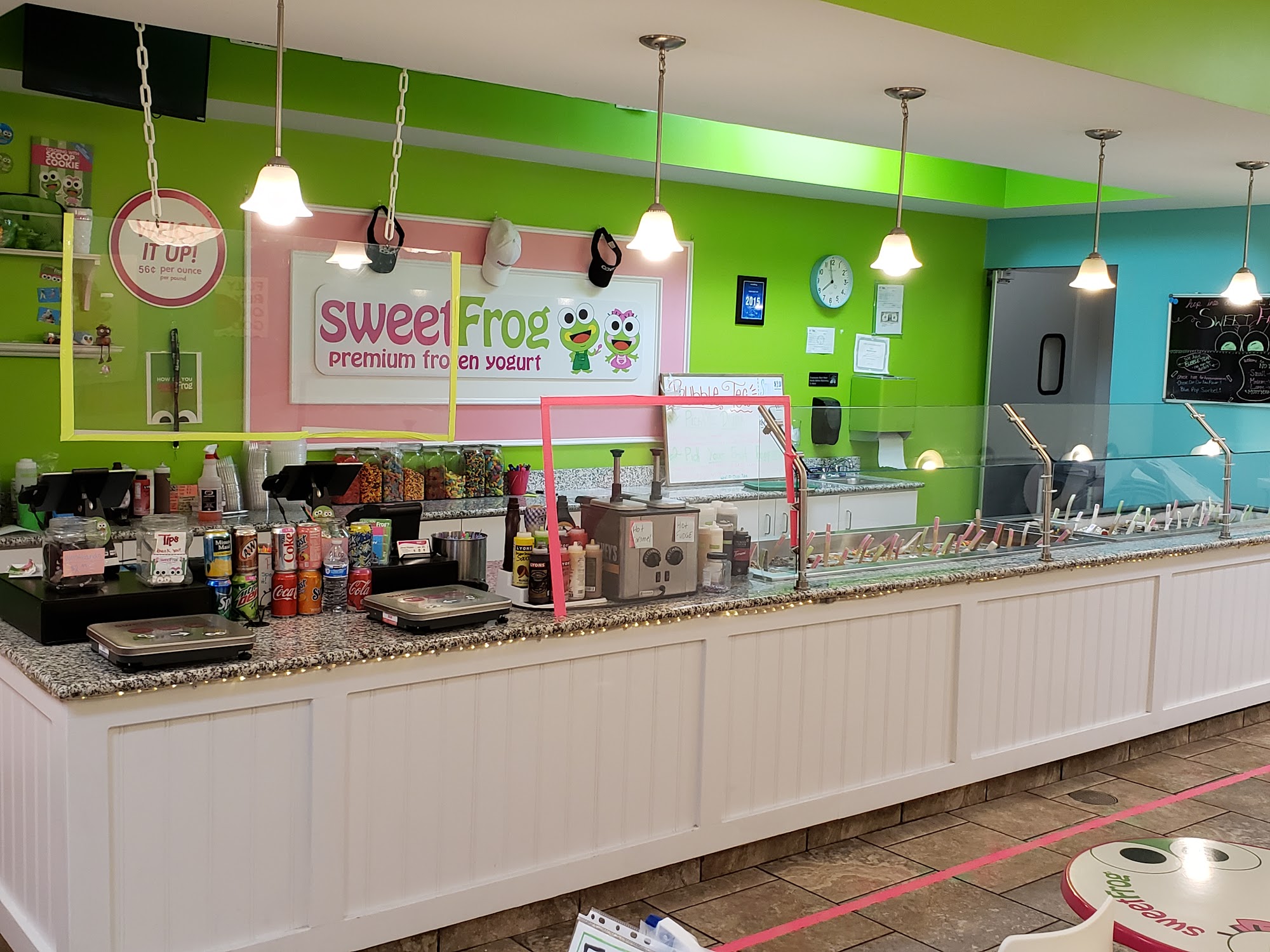 SweetFrog Menu