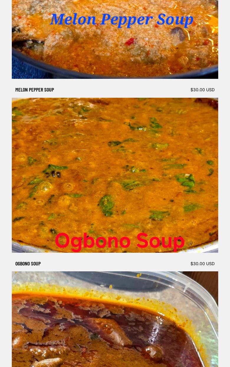 Dee Nigerian Delicious Kitchen Menu