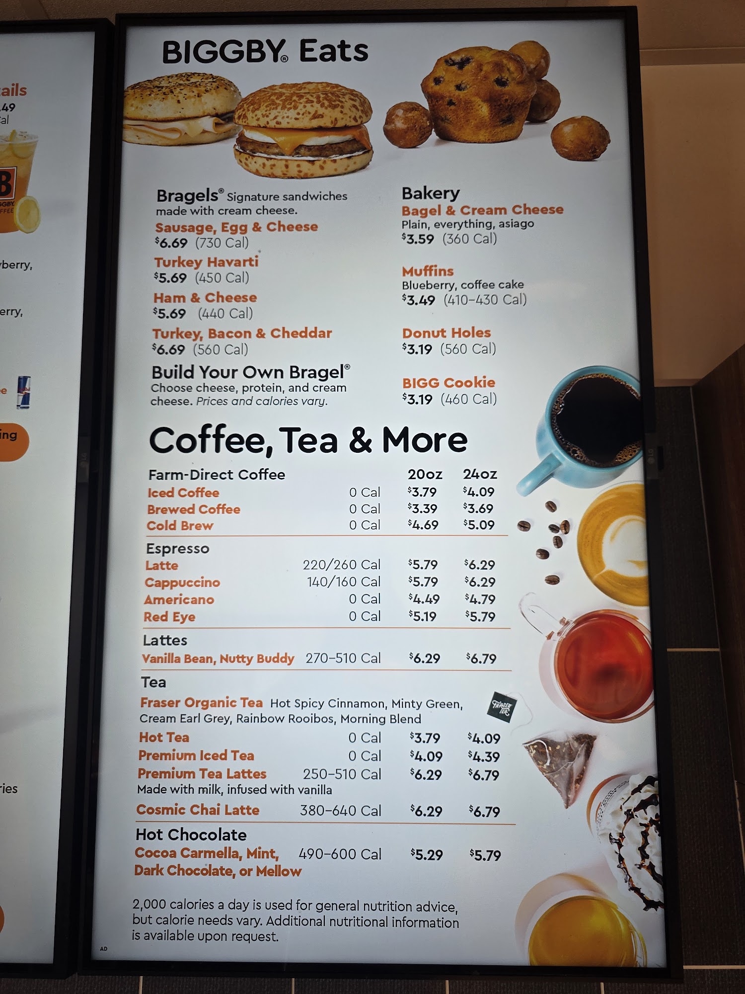 BIGGBY COFFEE Menu