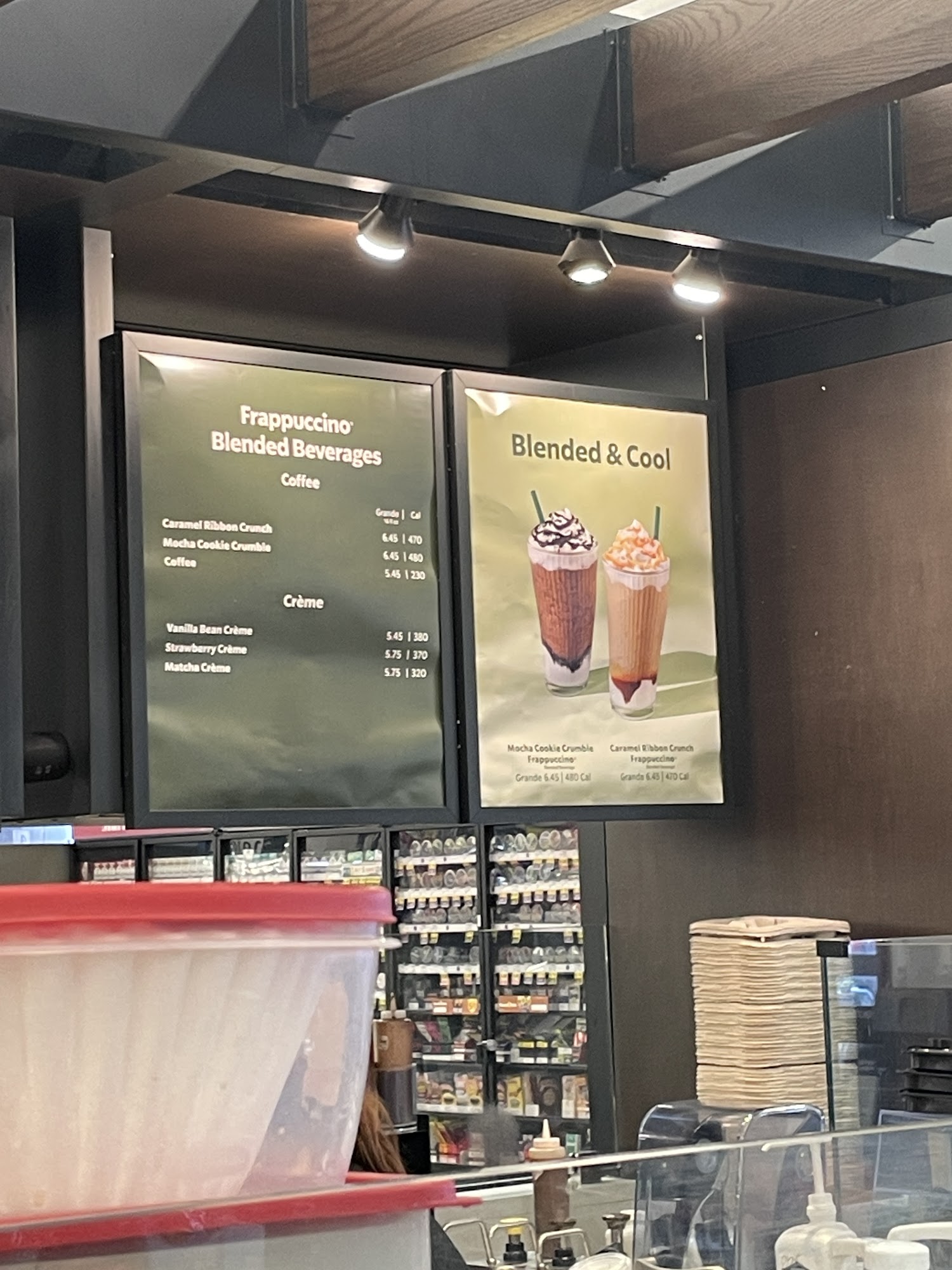 Starbucks Menu