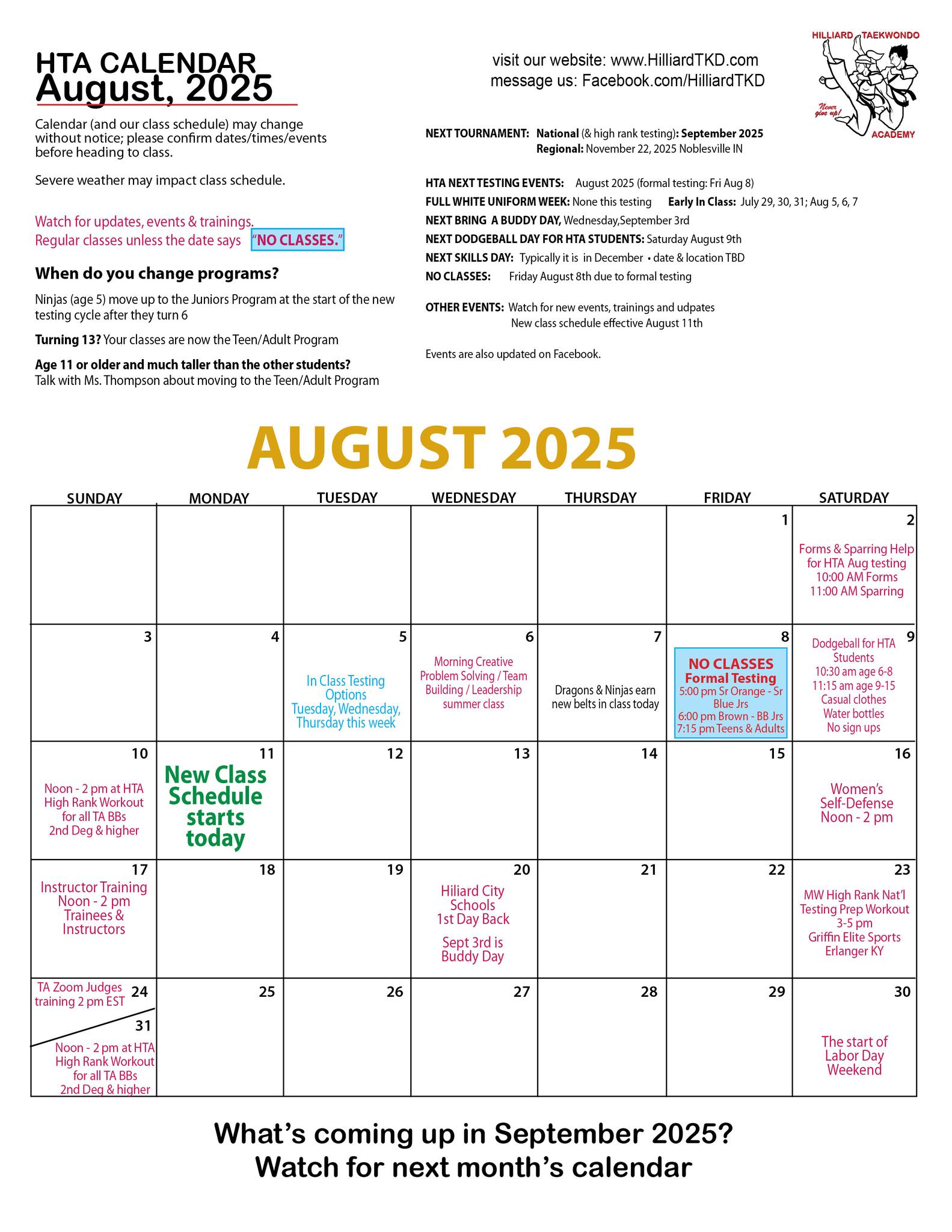 Hilliard Taekwondo Academy