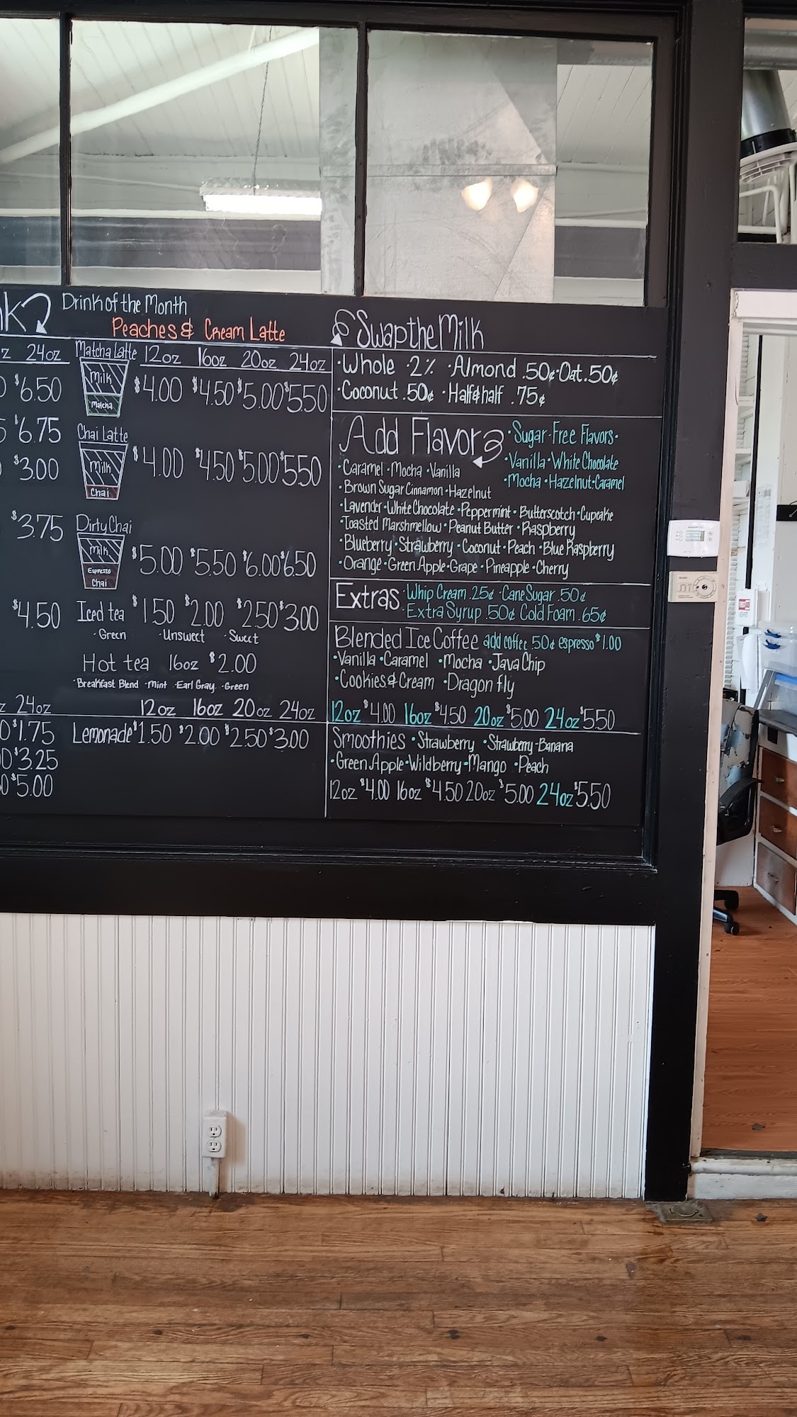 Jeromesville's Daily Grind Menu