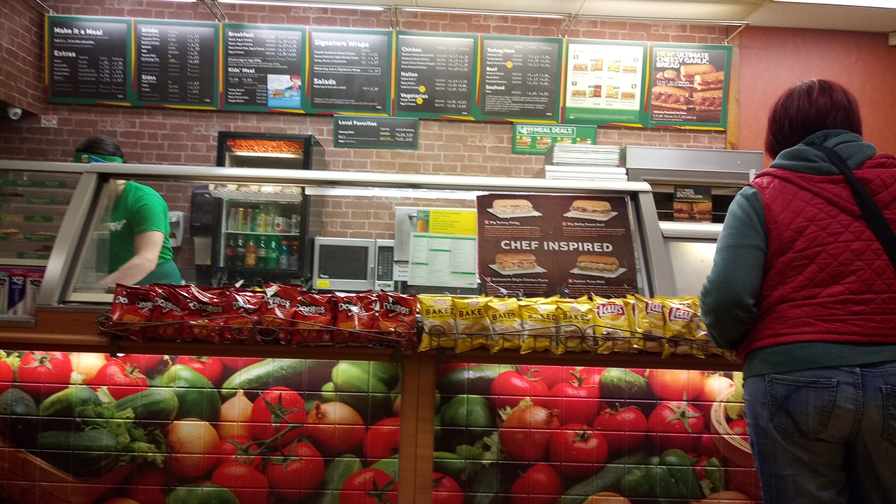 Subway Menu