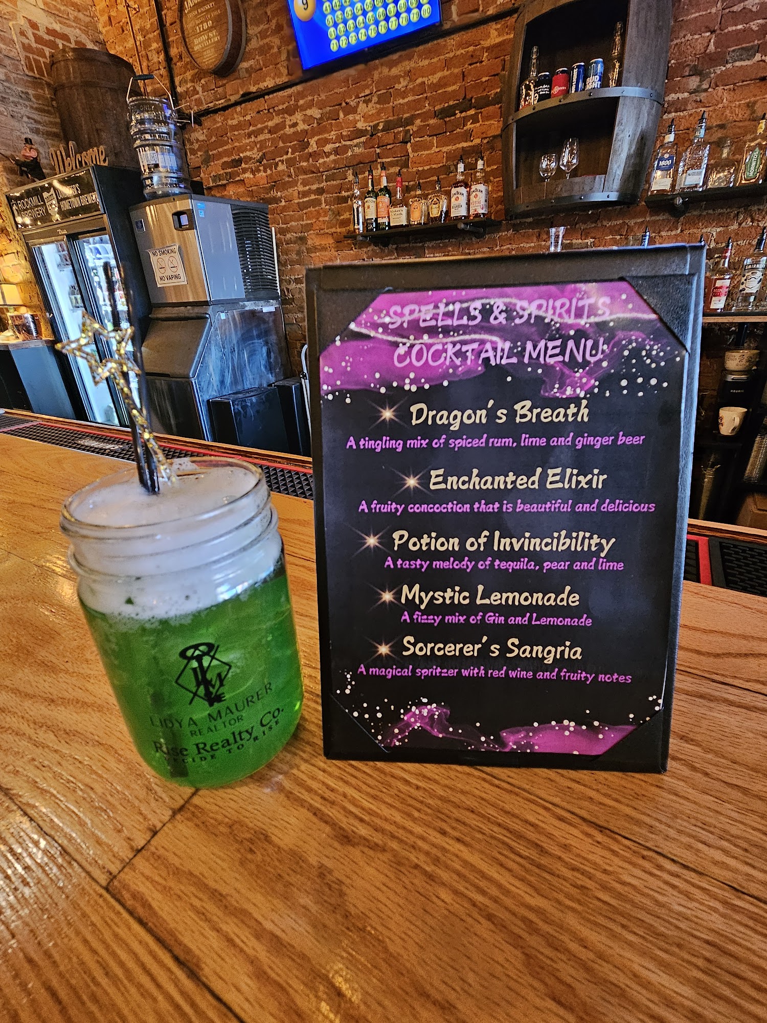 Bootleggers of Lancaster Menu