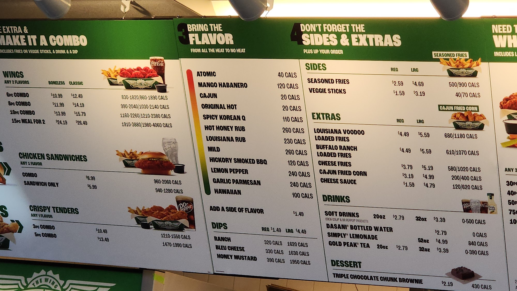 Wingstop Menu