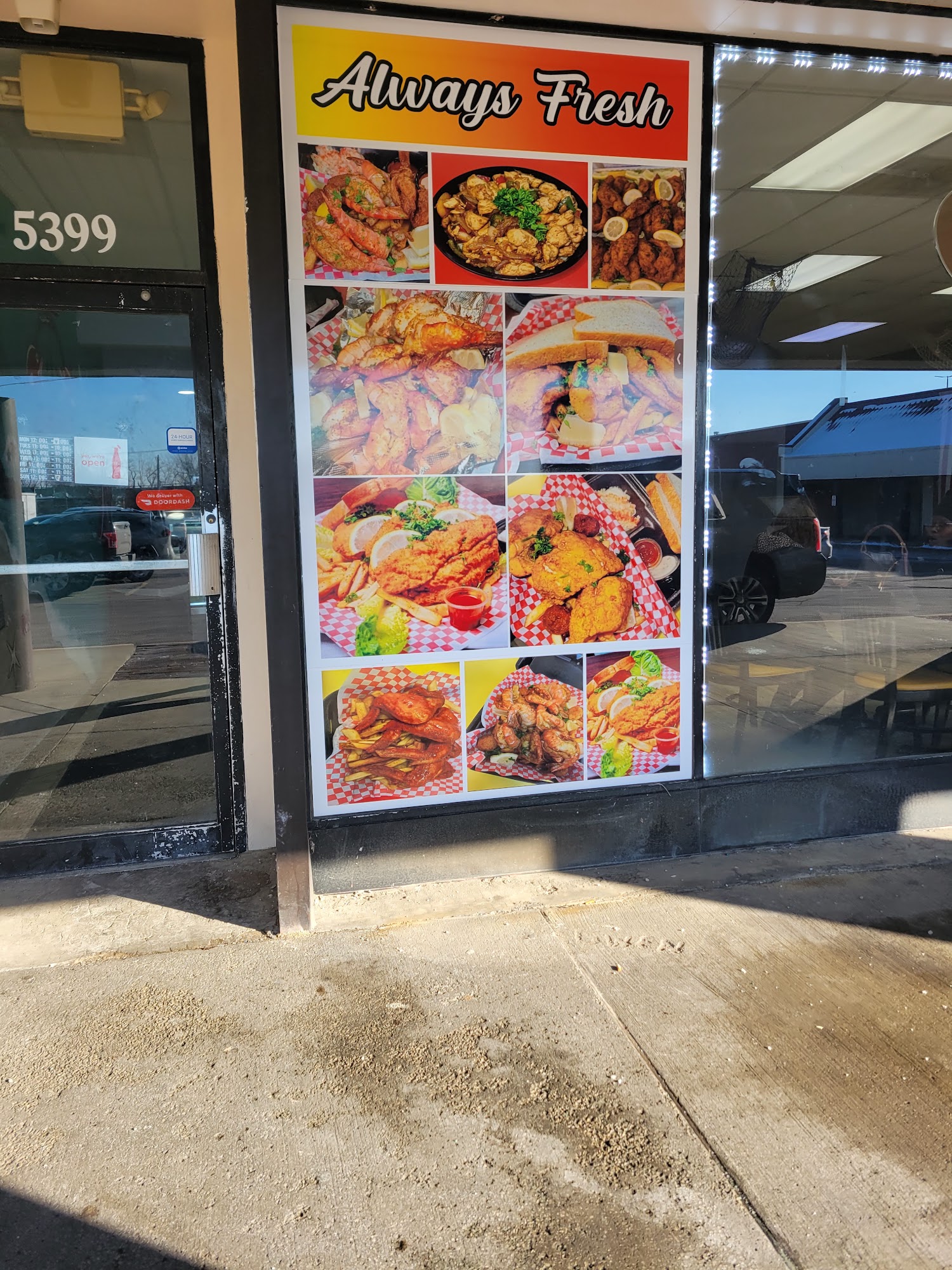 Captain Hooks Seafood & Grill Menu