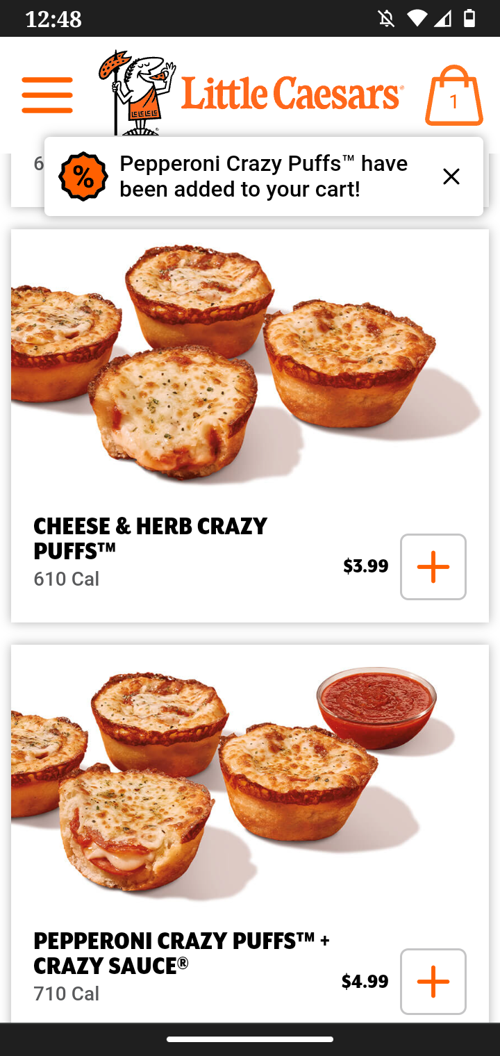 Little Caesars Pizza Menu