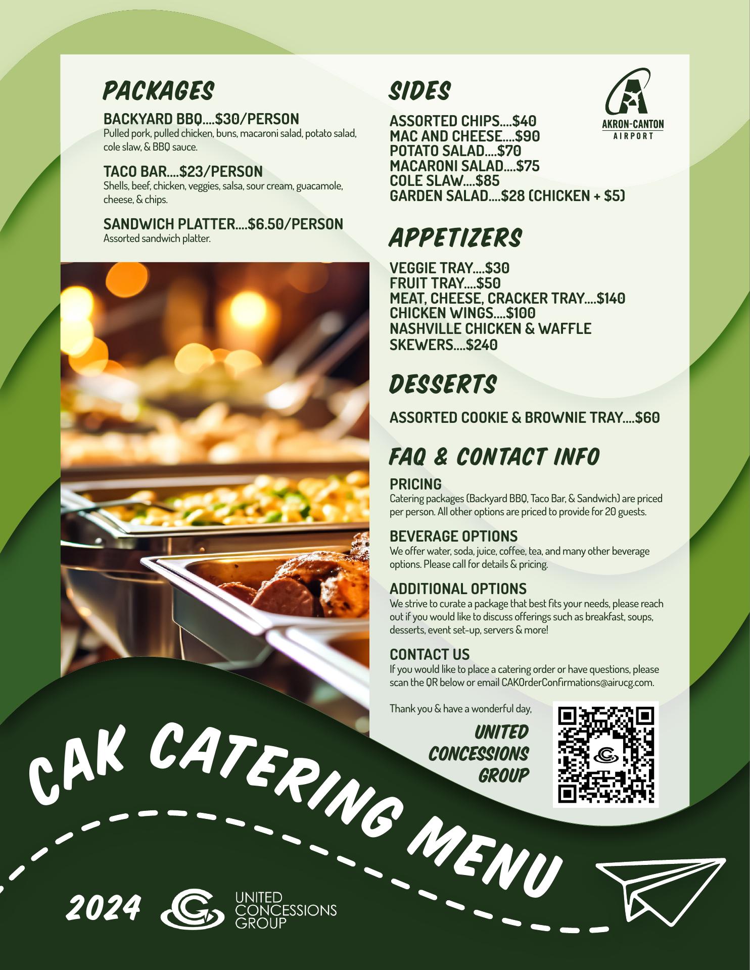 CAK Café Menu