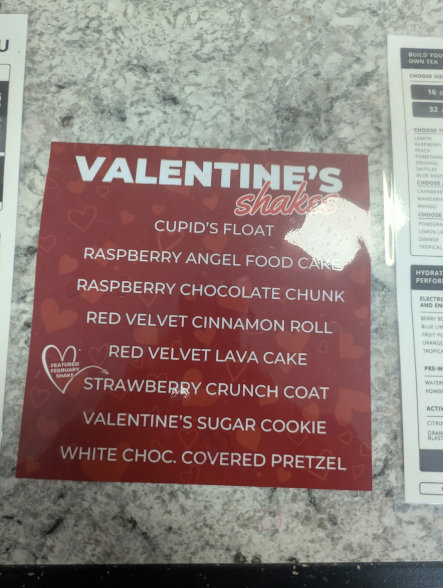 North Lima Nutrition Menu