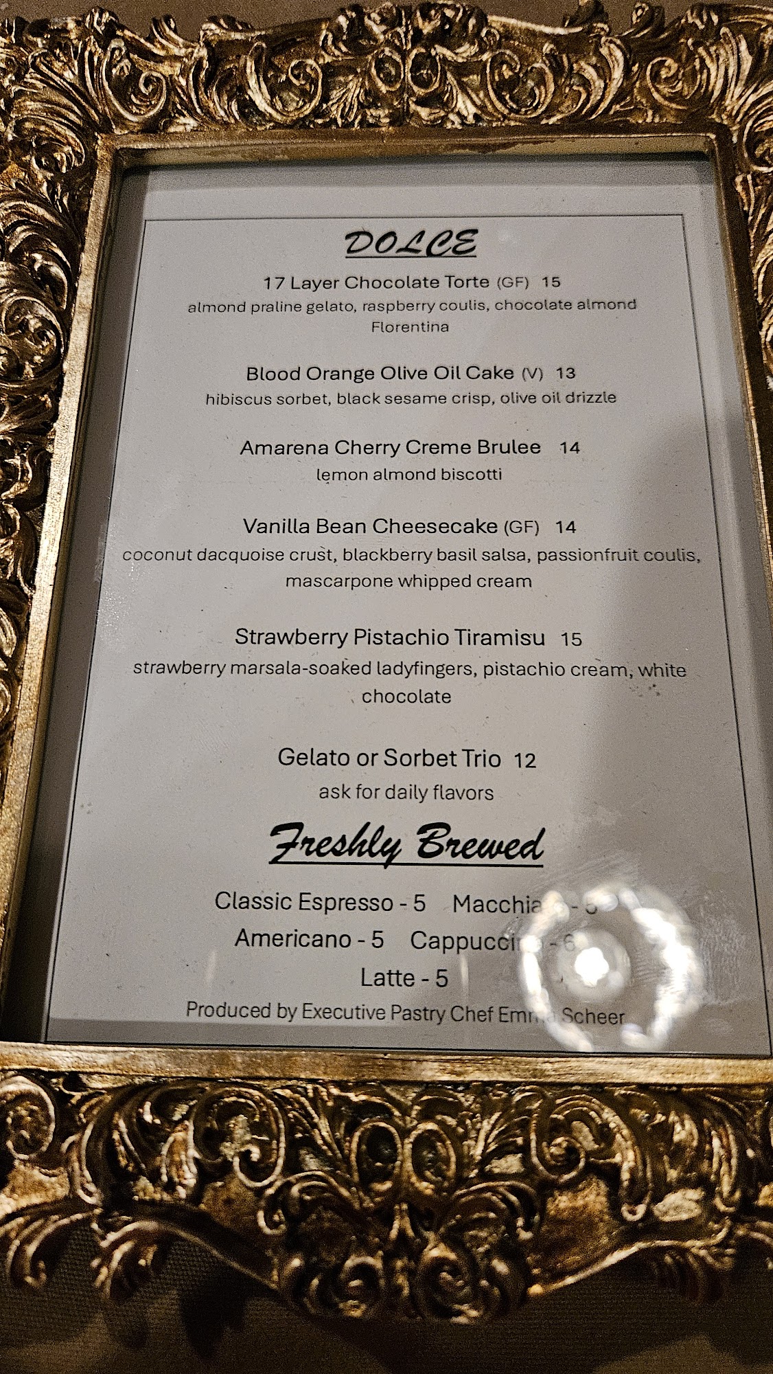 Via Roma Event Center & Restaurant Menu