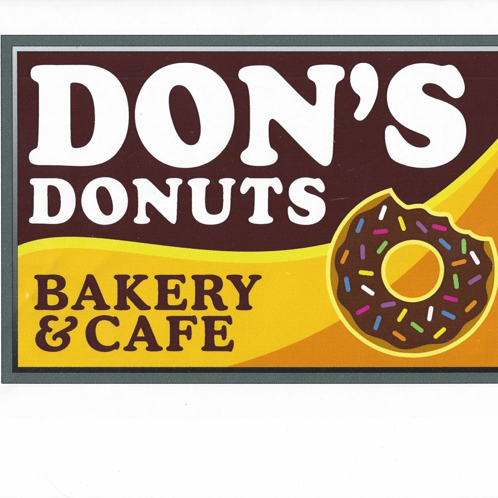 Don's Donut Shoppe Menu