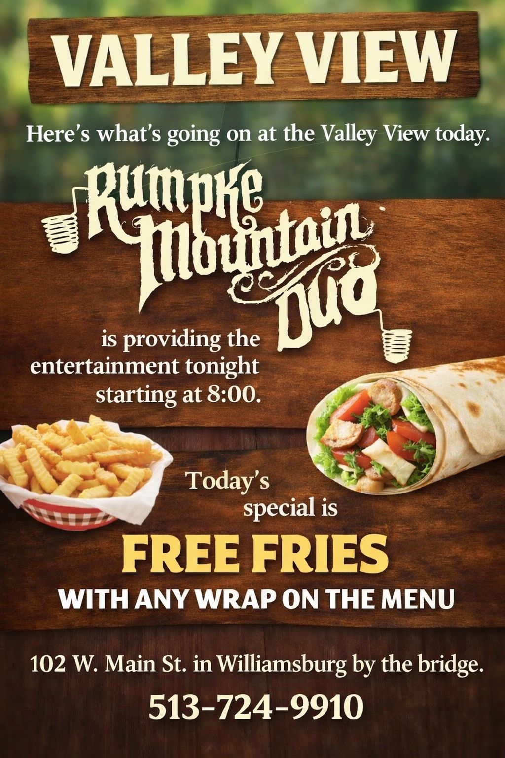 Valley View Pub 26 W Vine St, Oberlin