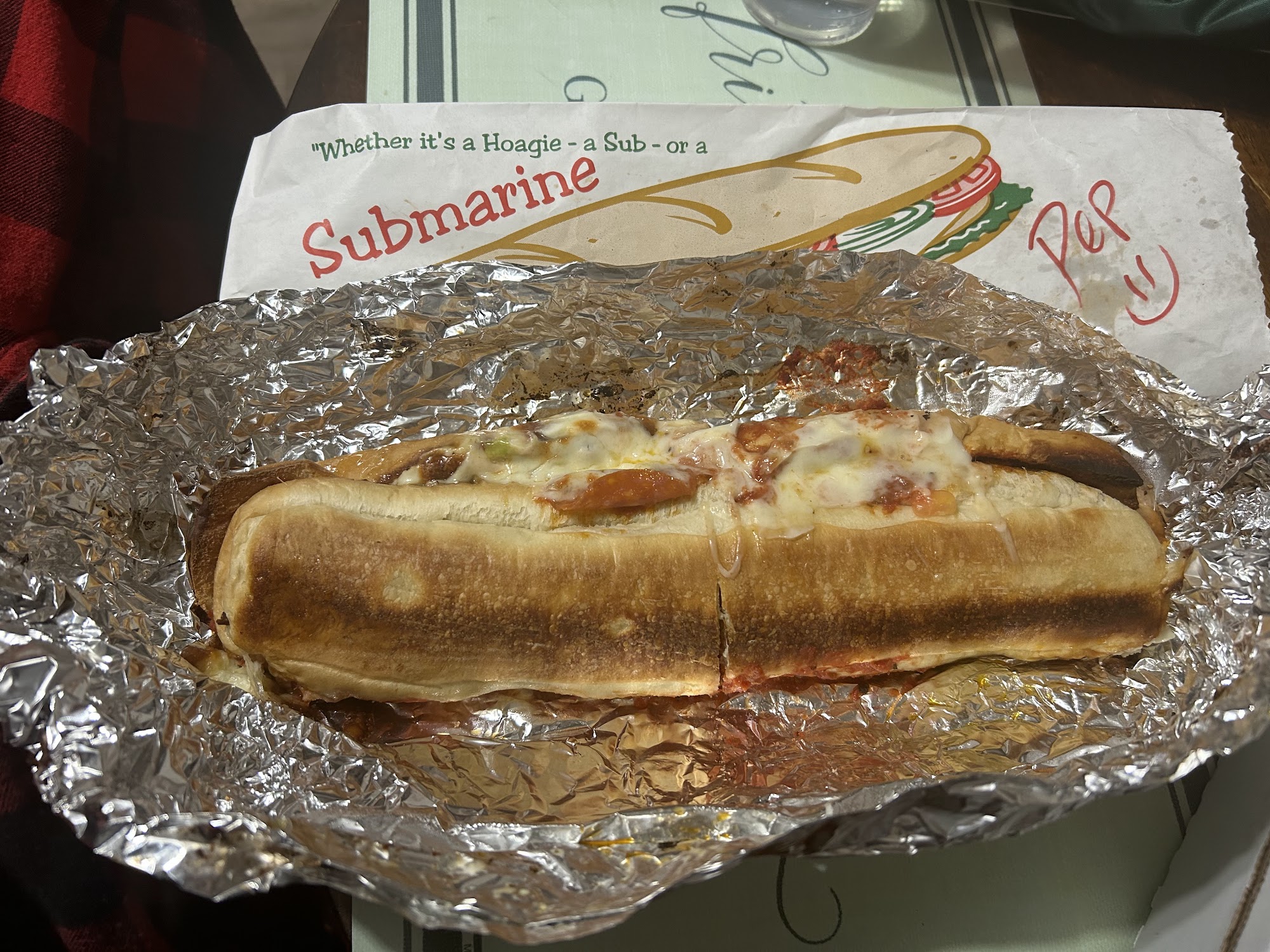 Pavi's Subs and Beyond LLC Menu