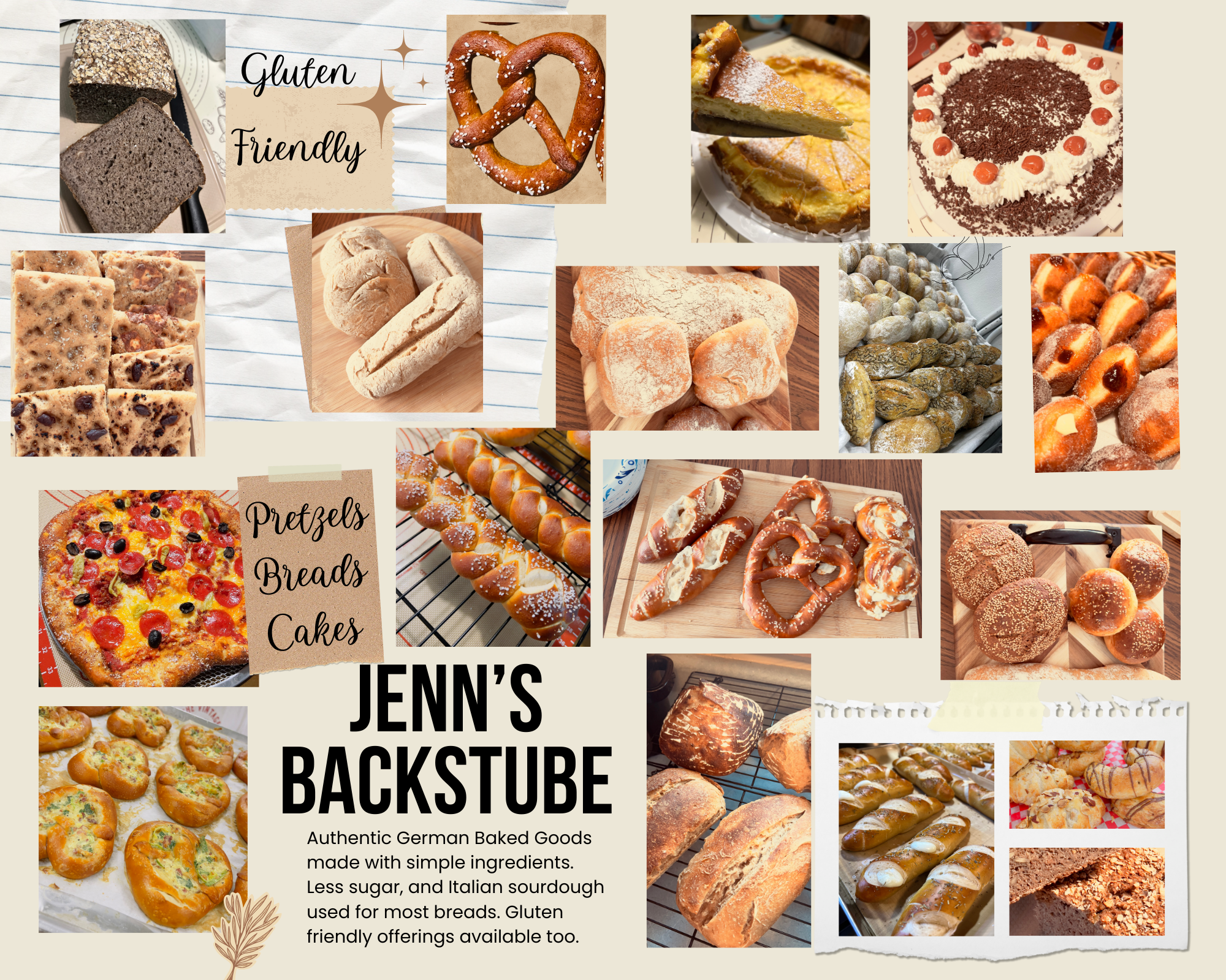 Jenn's Backstube: A taste of Germany in Ohio Menu