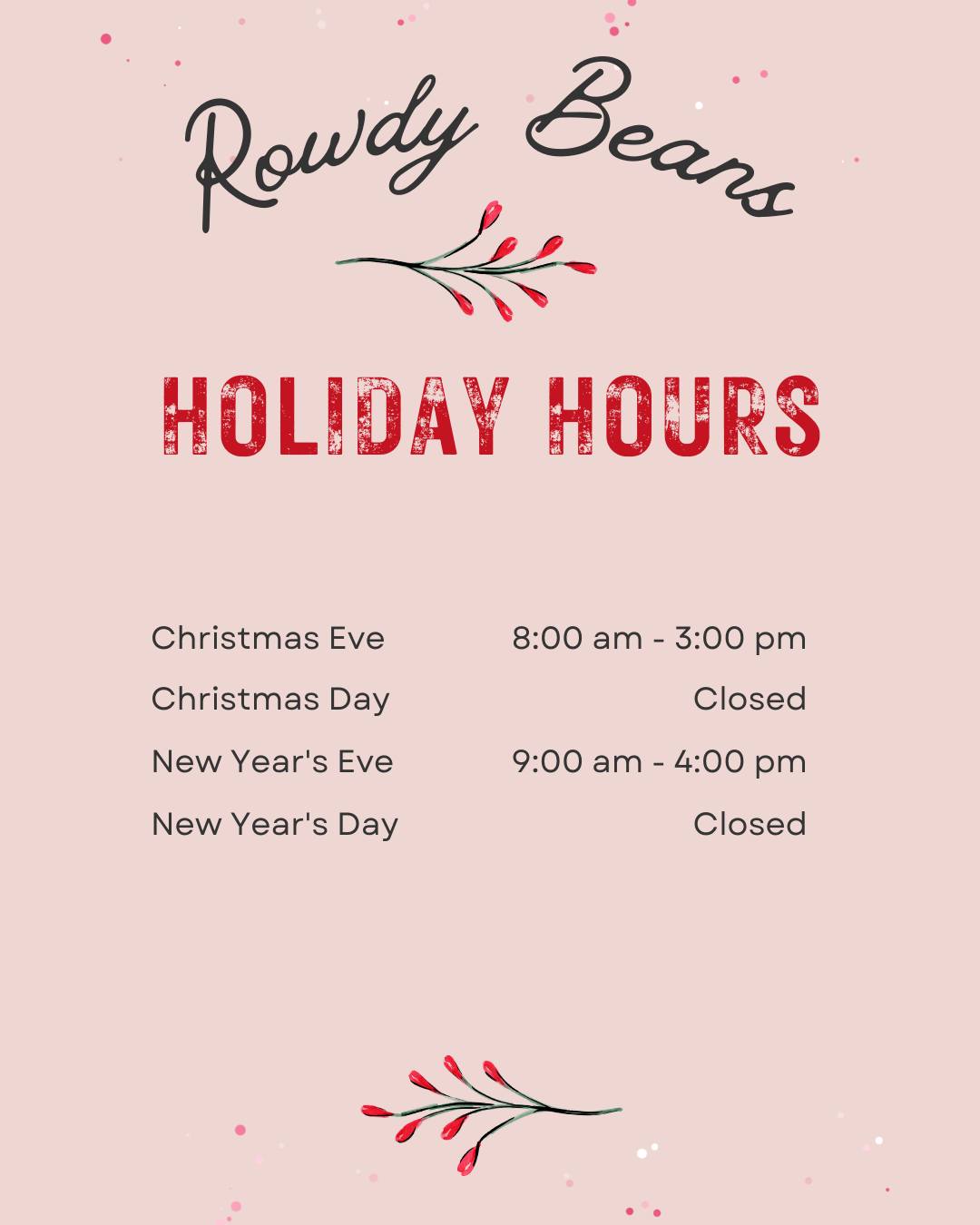 Rowdy Beans Coffee Roasters Stow