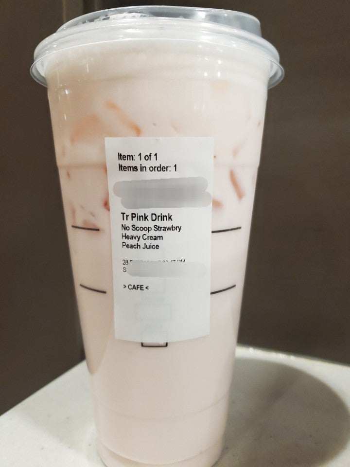 Starbucks Menu