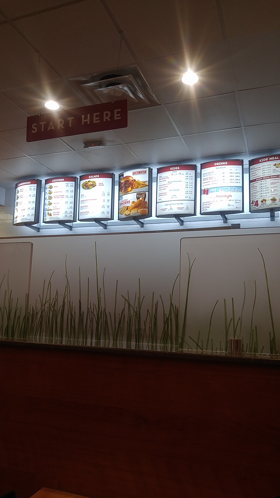 Wendy's Menu