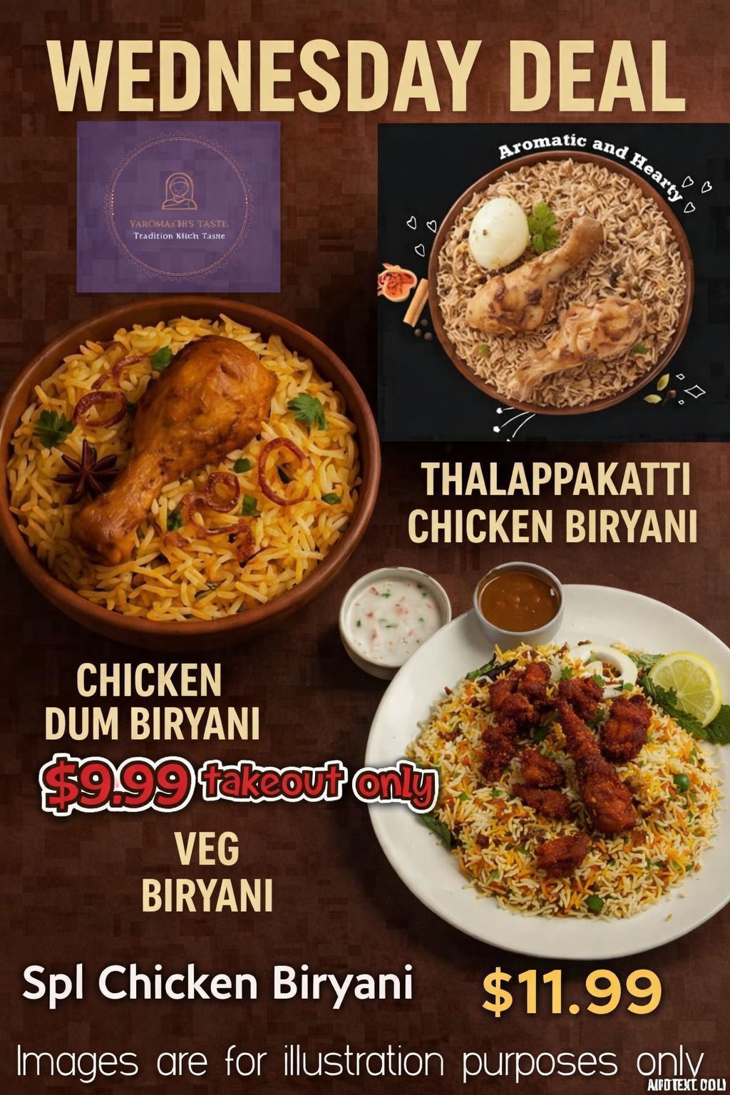 Amma's Indian Kitchen Menu