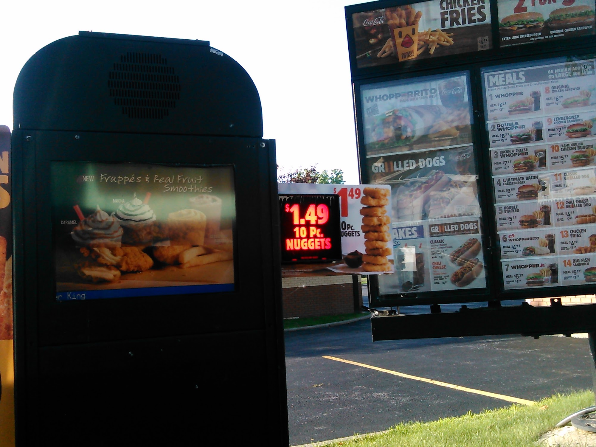 Burger King Menu