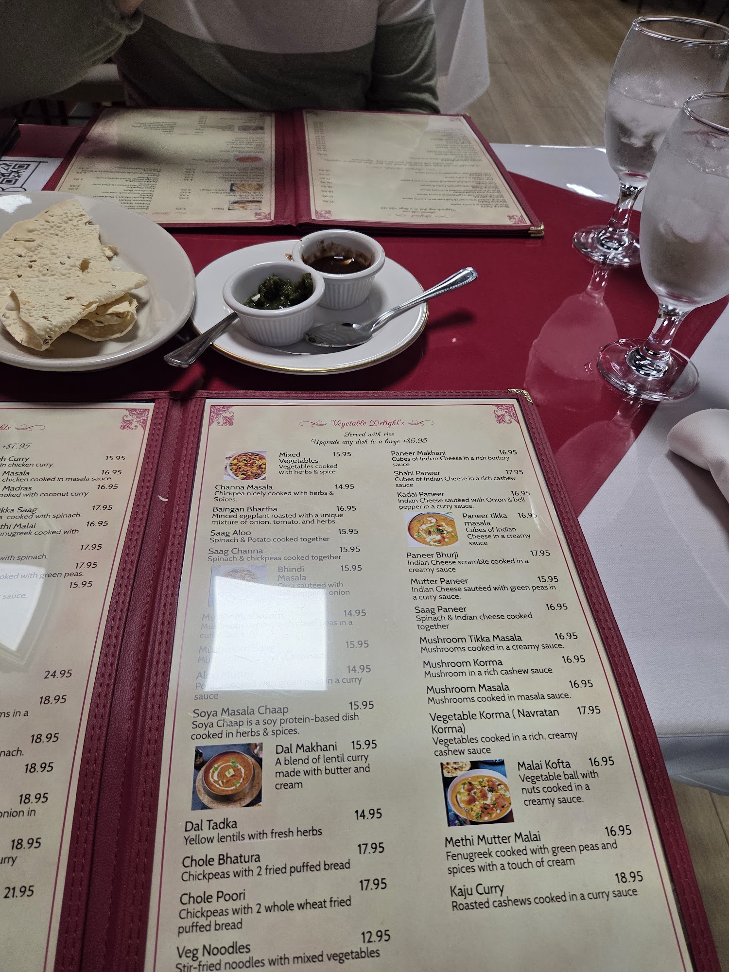 Curry and Grill Menu