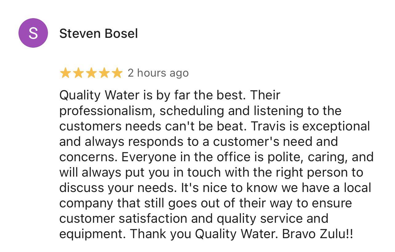 Quality Water Systems Inc