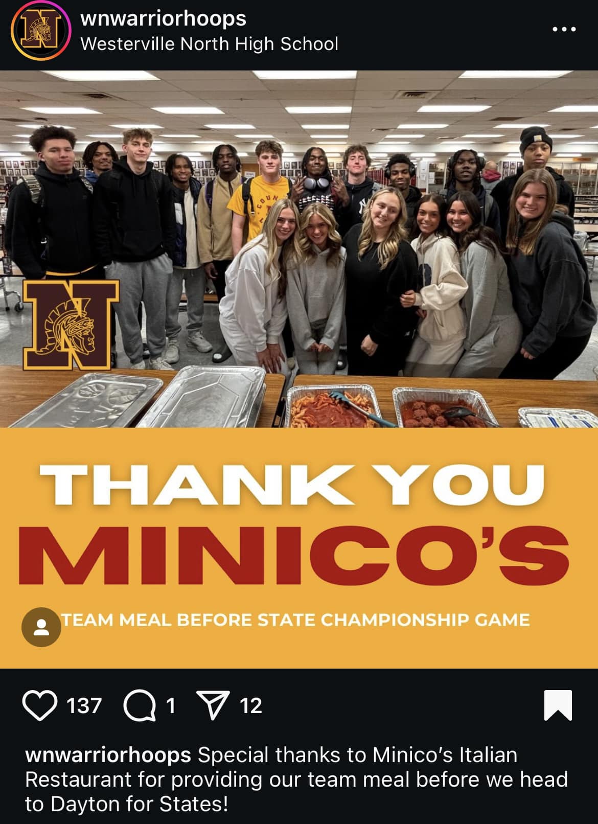 Minico's Italian Restaurant Westerville