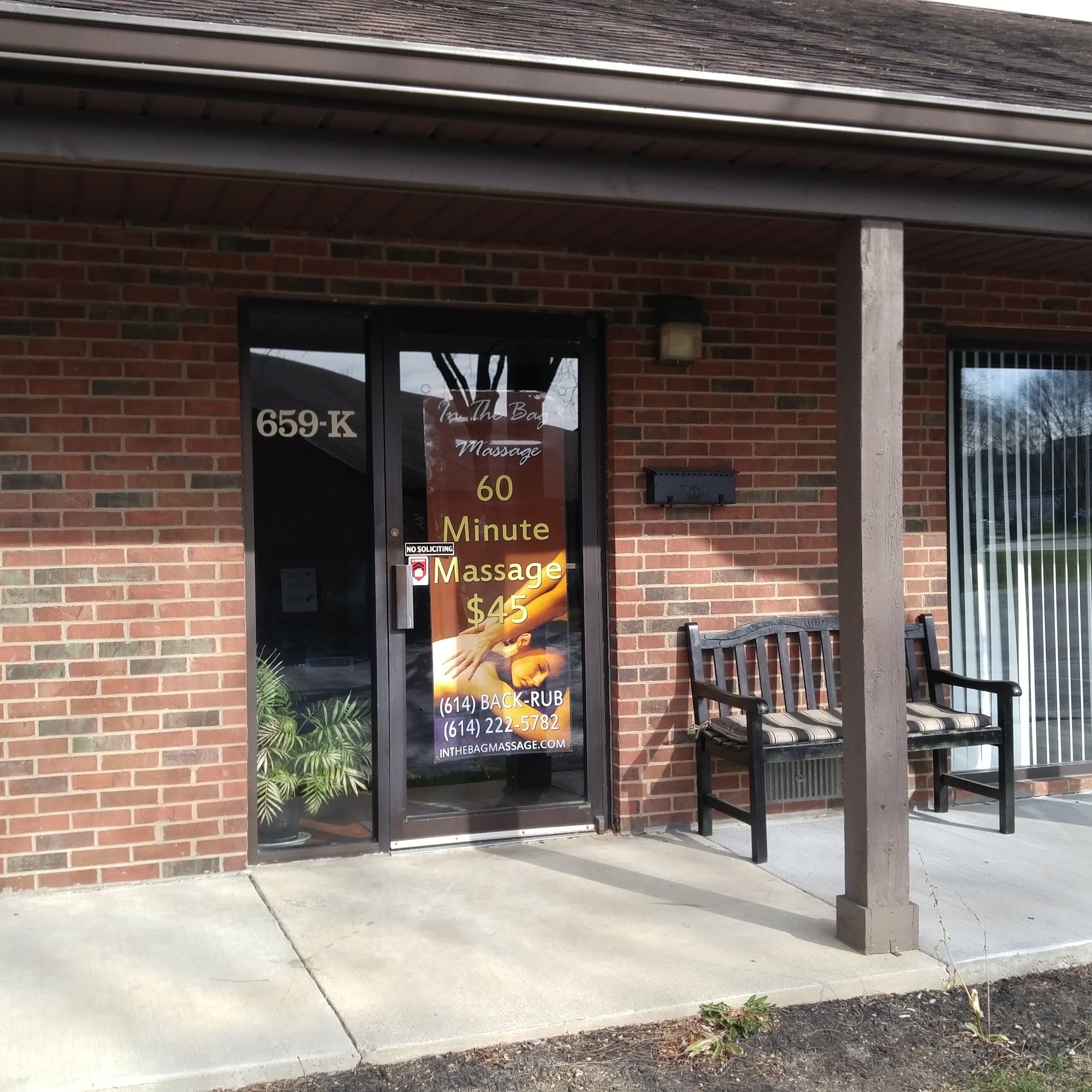 In the Bag Massage Westerville Office Park, 659 Park Meadow Rd, Westerville Ohio 43081