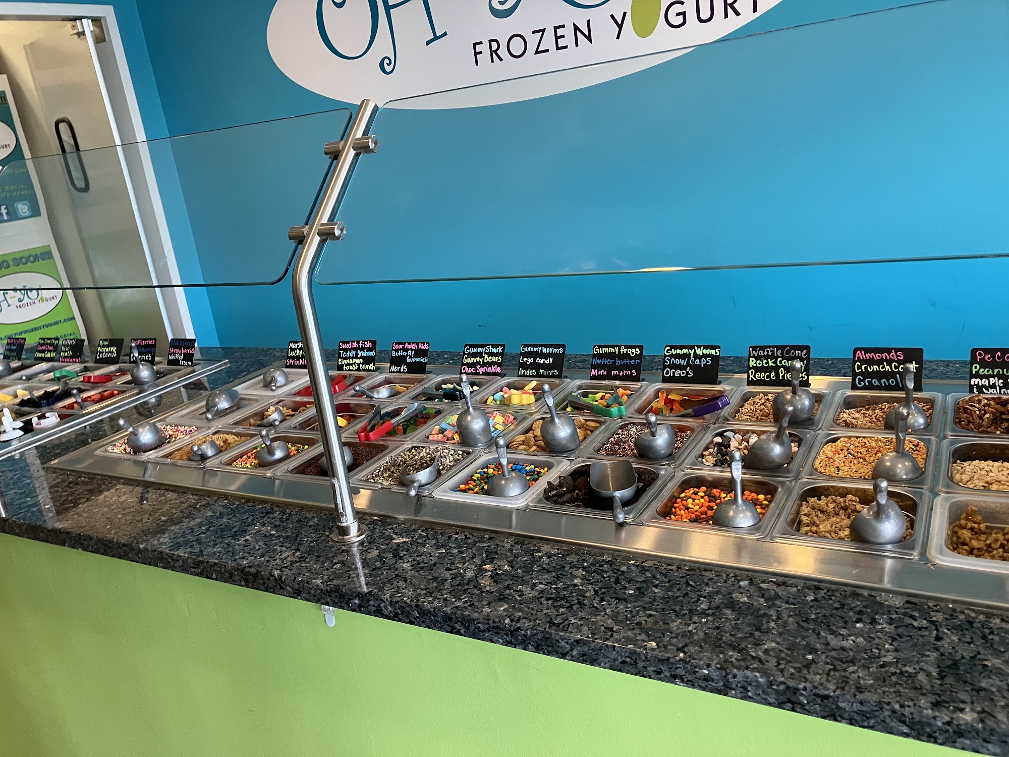 OH-YO! Frozen Yogurt Menu