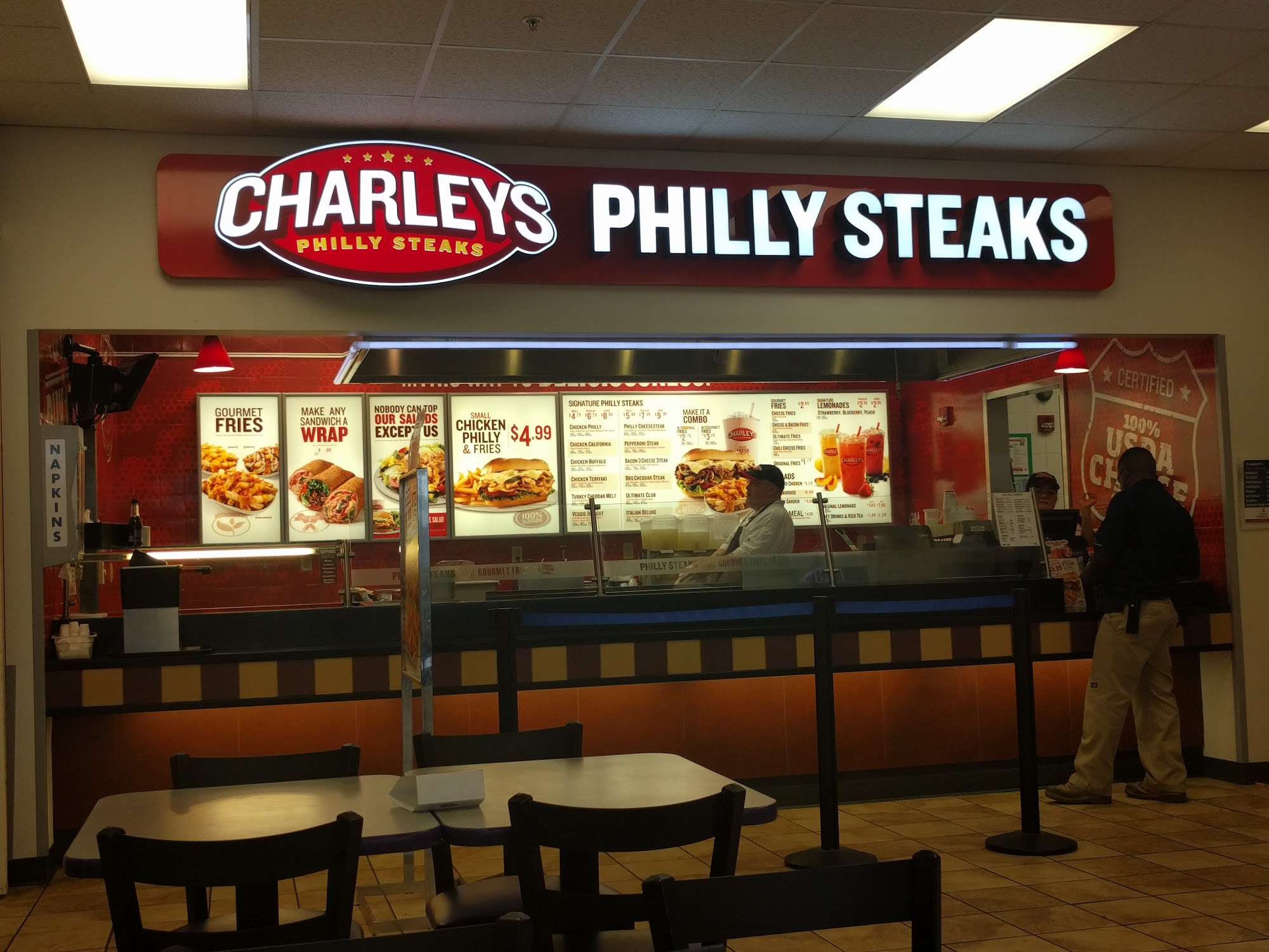 Charleys Cheesesteaks Menu